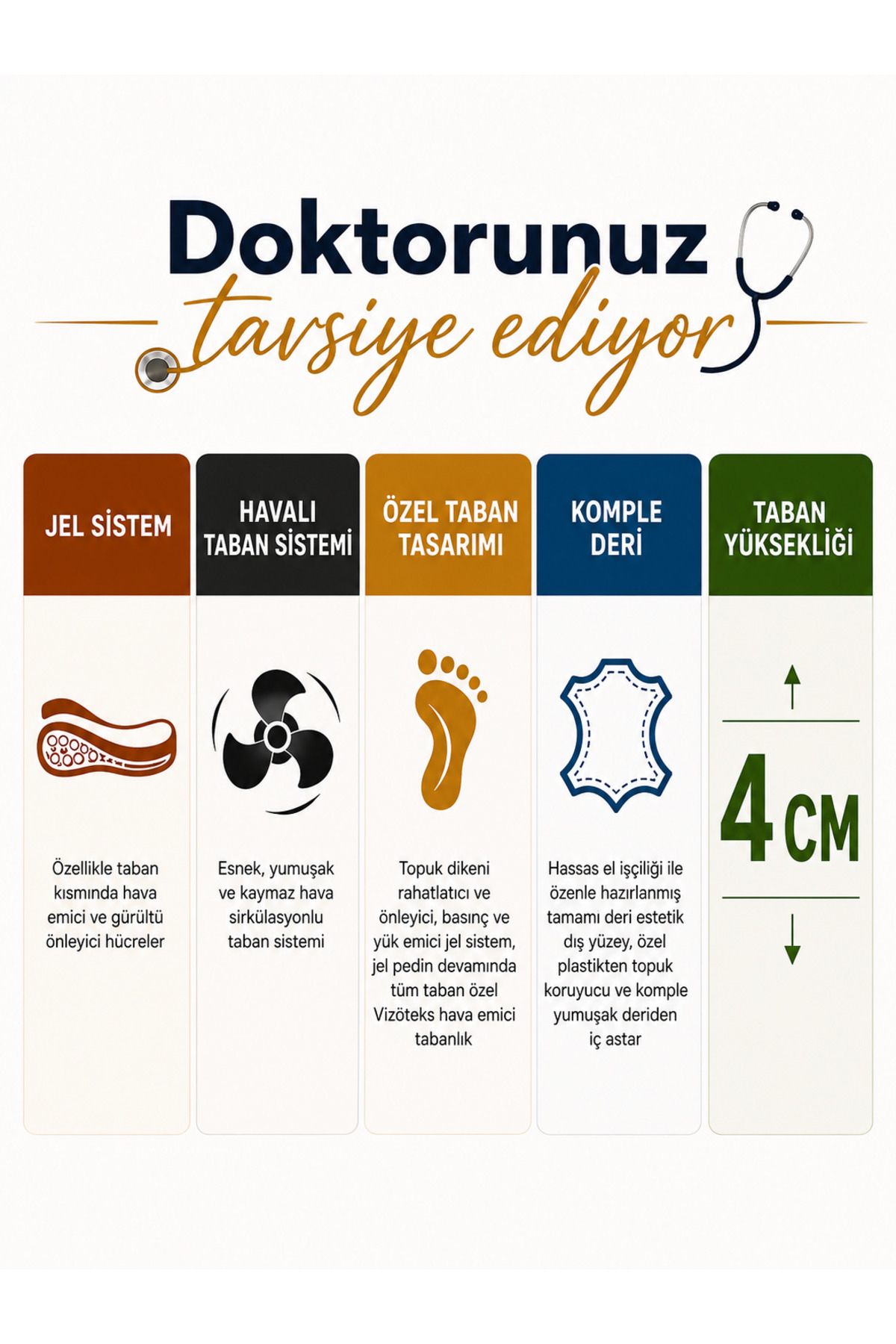 ARTI ARTI AYAKKABI Artı-Artı001/DR-0274 Hakiki Deri Kadın Günlük Ortopedik&Topuk Dikeni Fonksiyonlu Ayakkabı görsel 2