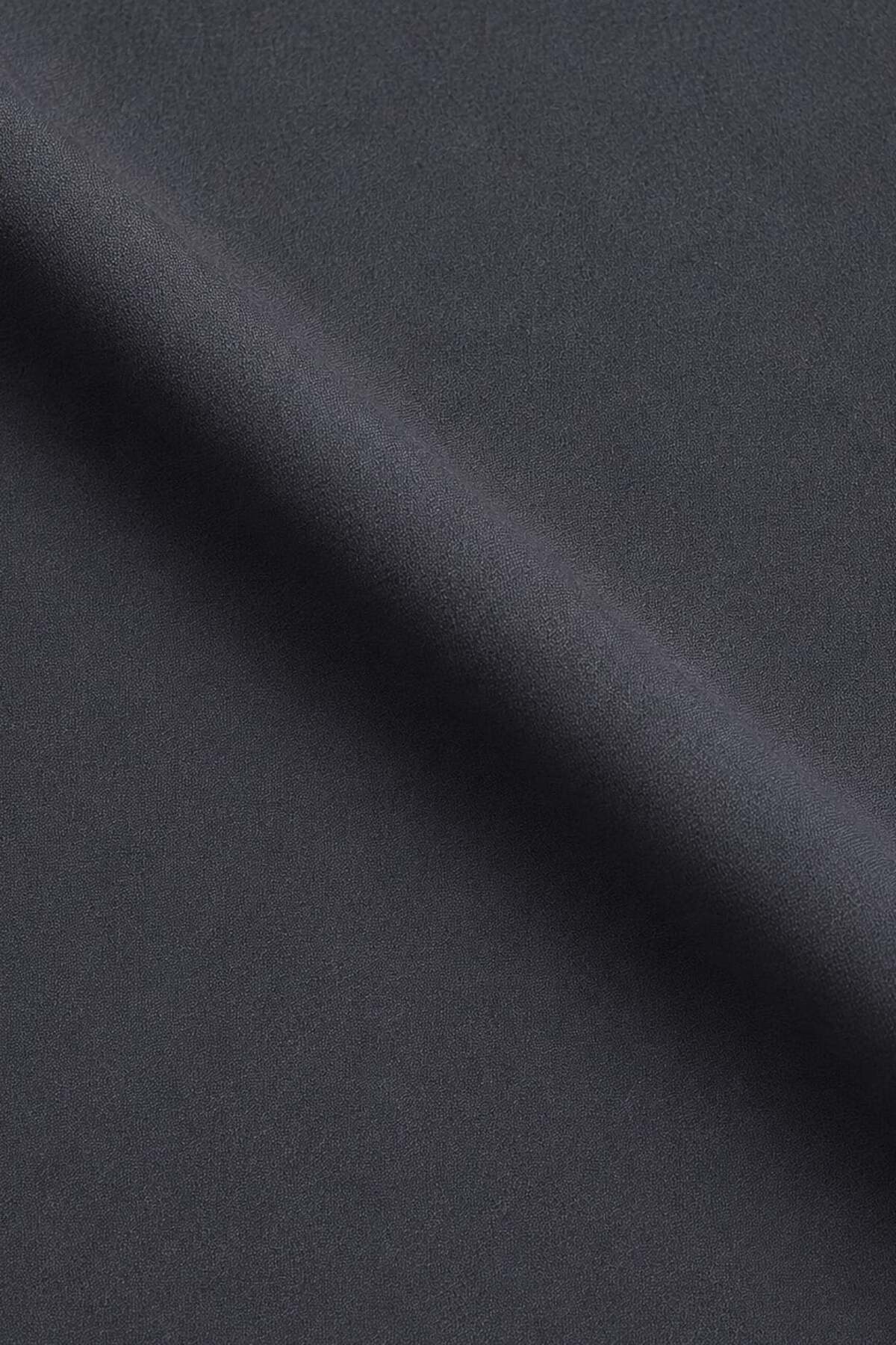 4 Drop Erkek Koyu Gri Dar Kesim Slim Fit Viskon Mono Yaka Takım Elbise — رنگارنگ SSL100006-R095 — تصویر 7 از 7
