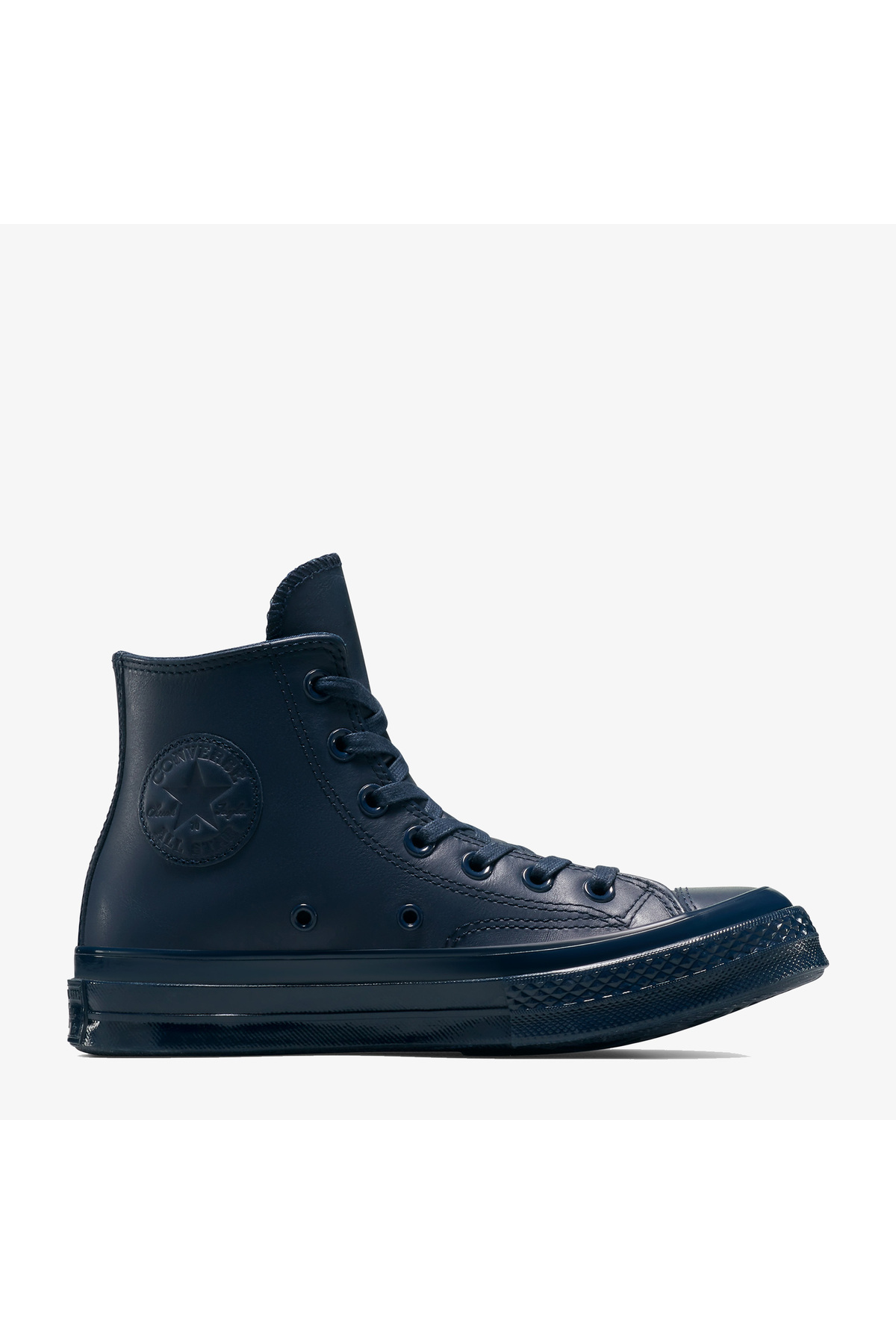کفش کتانی چرم چاک ۷۰ یونیسکس سرمه‌ای کانورس کفش اسنیکر Converse