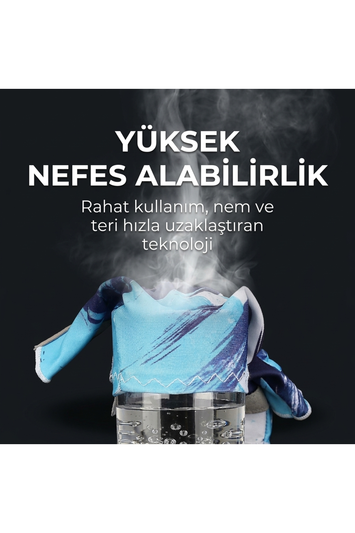Stavye Parmaksız Balıkçı Eldiveni UV Güneş Korumalı Kaymaz Nefes Alan Hızlı Kuruyan Unisex Outdoor Eldiven görsel 3