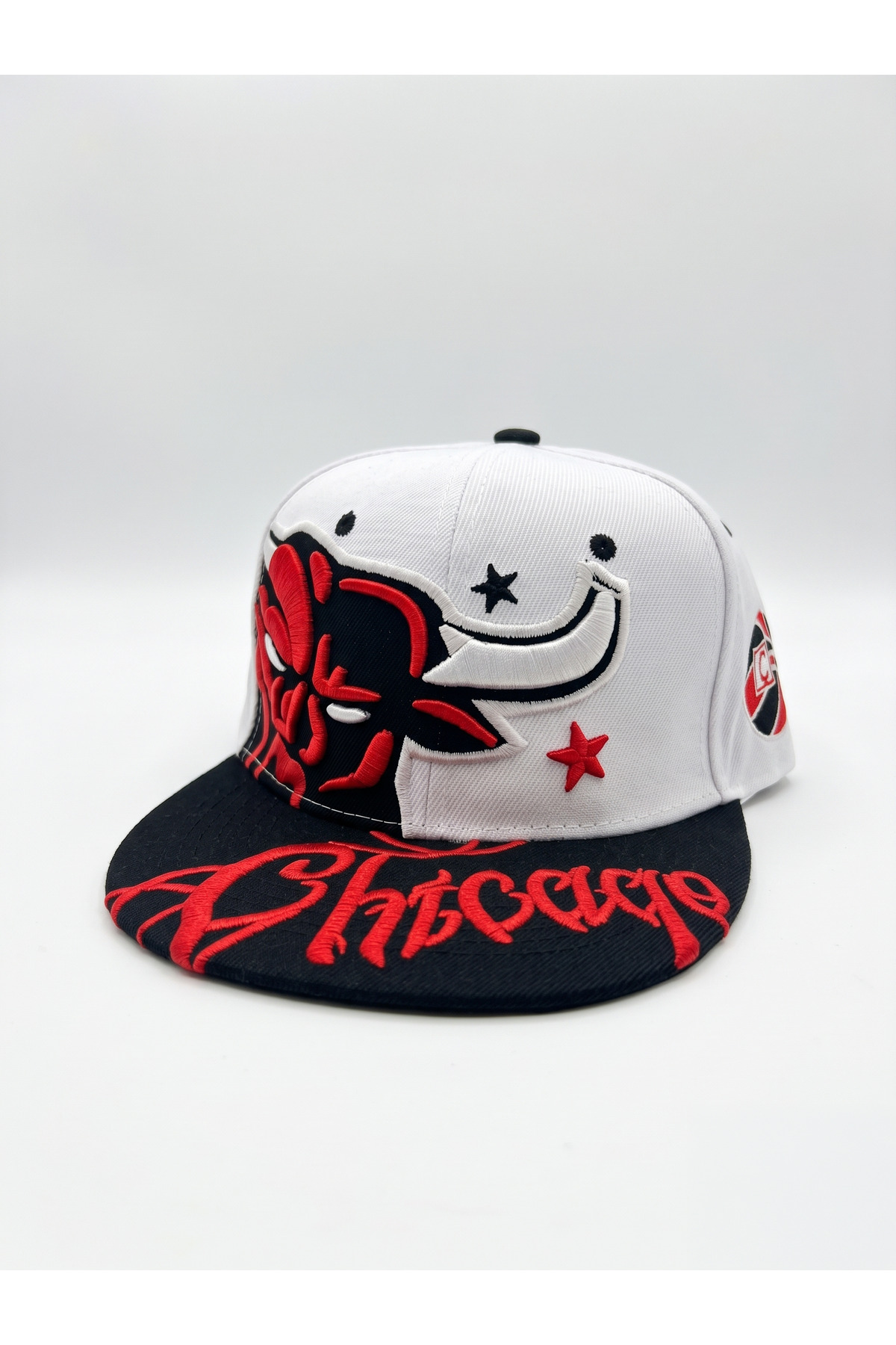 Genel Markalar Chicago Bulls Nakışlı Hip Hop Snapback Cap