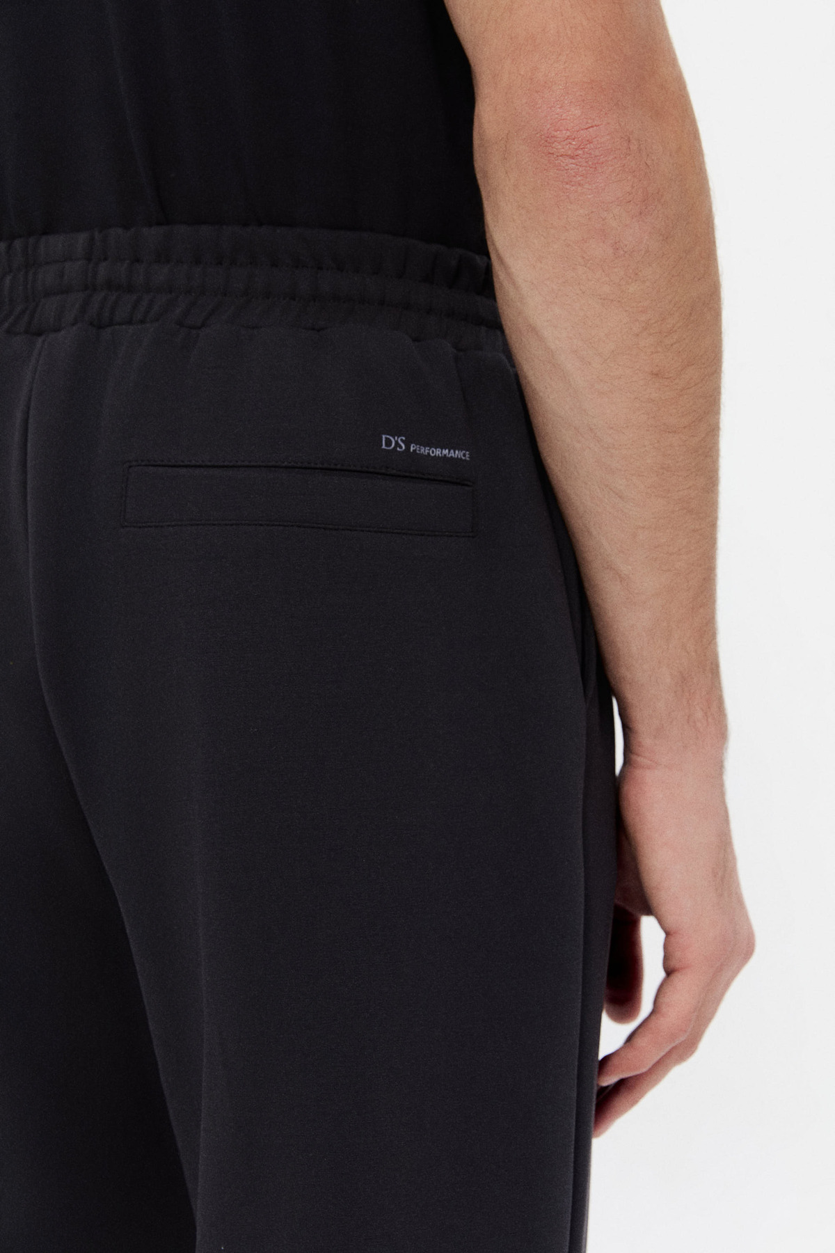 D'S Damat Ds Damat Relaxed Fit Siyah Gabardin Jogger Pantolon görsel 2