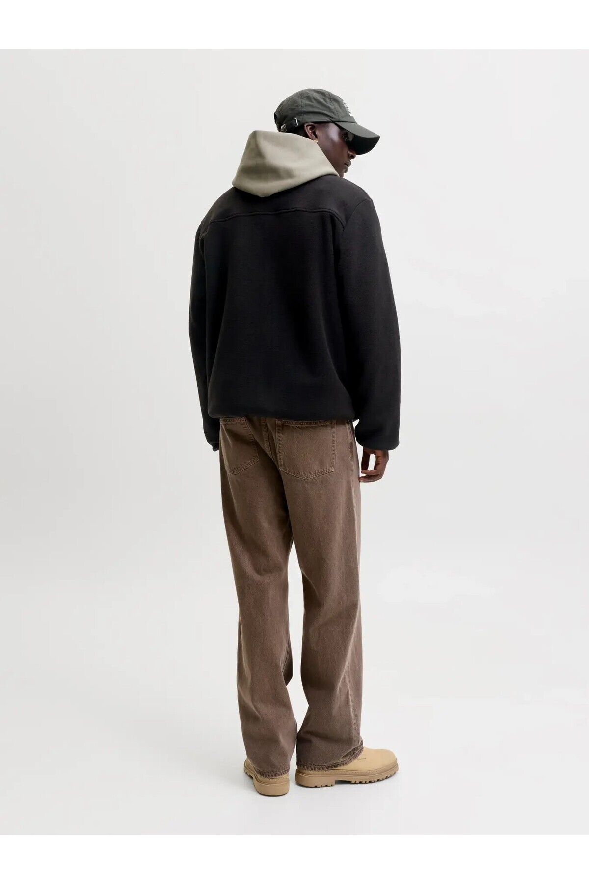 Jack & Jones Erkek Siyah Jjemason Fleece Sn Polar görsel 2