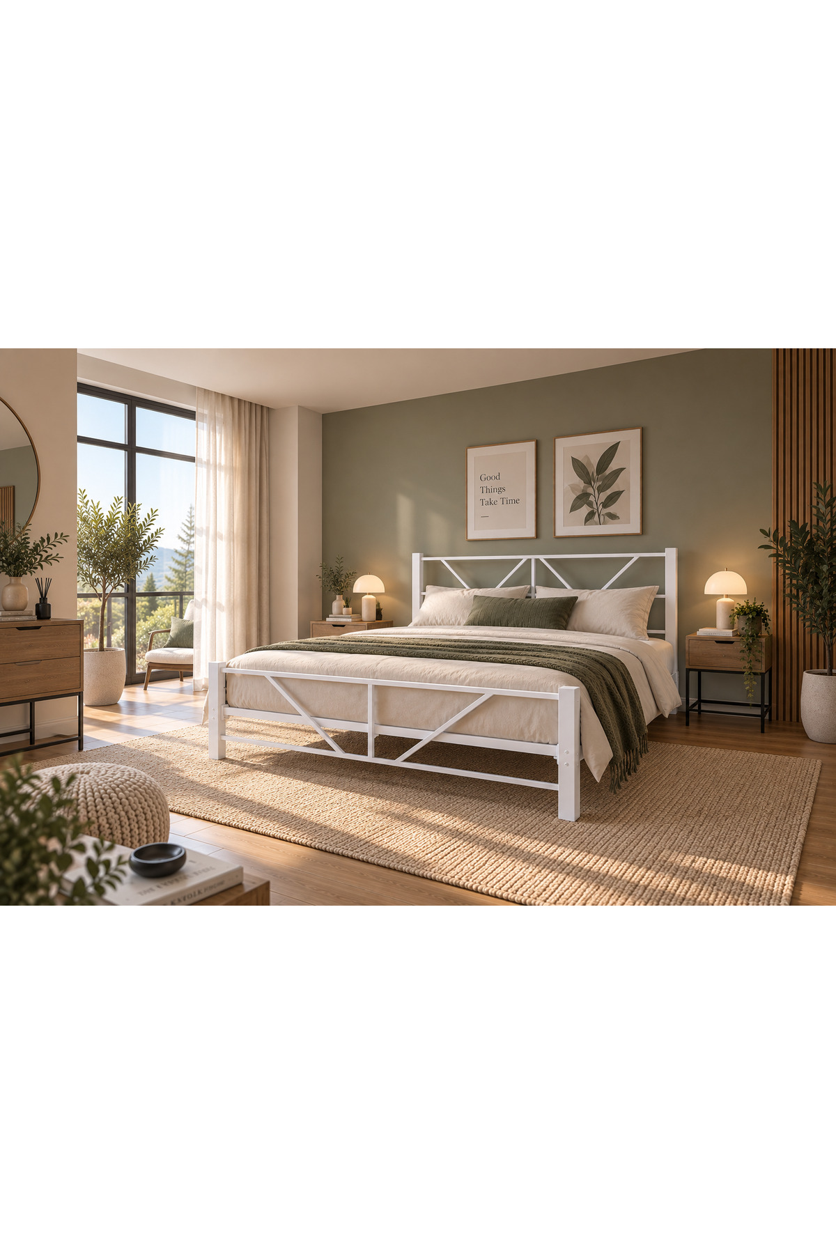 کاپیتان دو نفره سفید فرفورژه