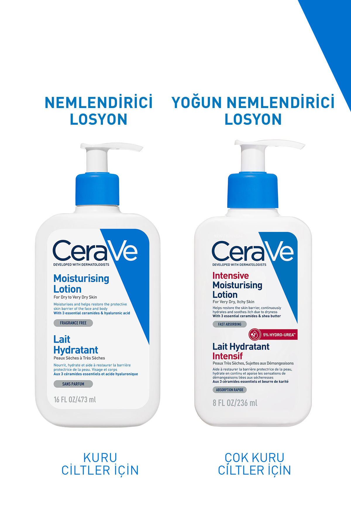 Hyalüronik Asit&Seramid İçerikli Normal ve Kuru Ciltler İçin Nemlendirici Yüz&Vücut Losyonu 473 mlX2 — TYCDE6MQYN171223052991529 — تصویر 8 از 8