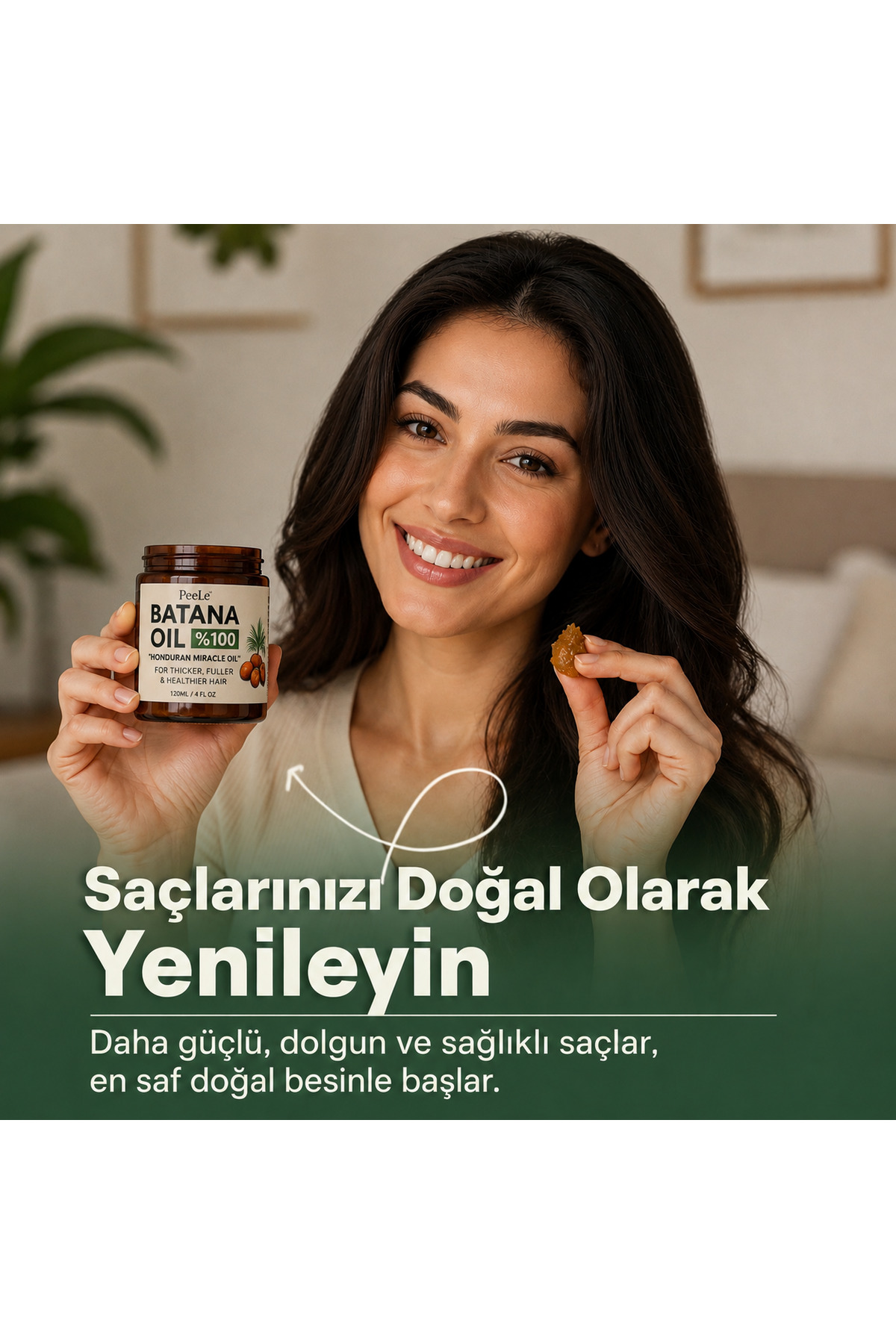Batana Doğal Saç Bakım Yağı — PEELE-BATANA-120ML — تصویر 6 از 8