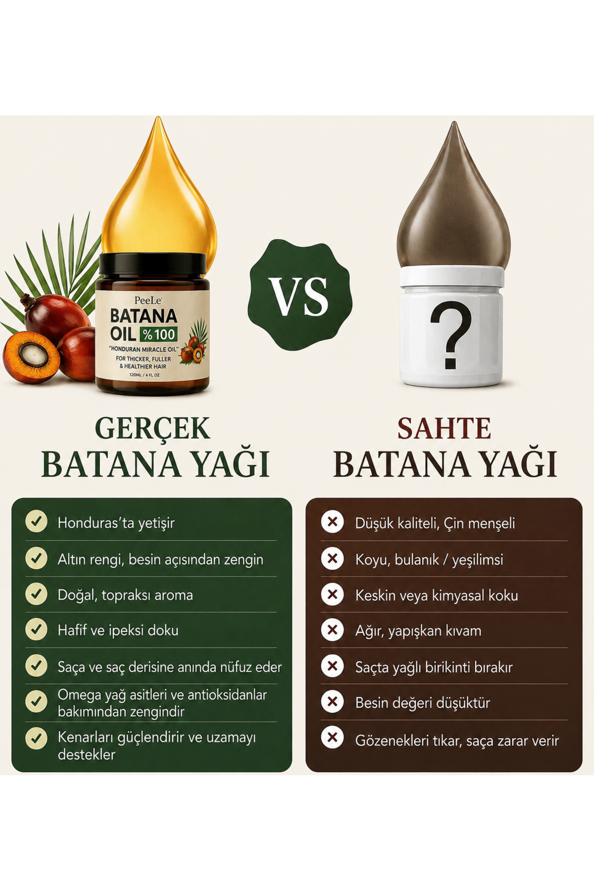Batana Doğal Saç Bakım Yağı — PEELE-BATANA-120ML — تصویر 7 از 8
