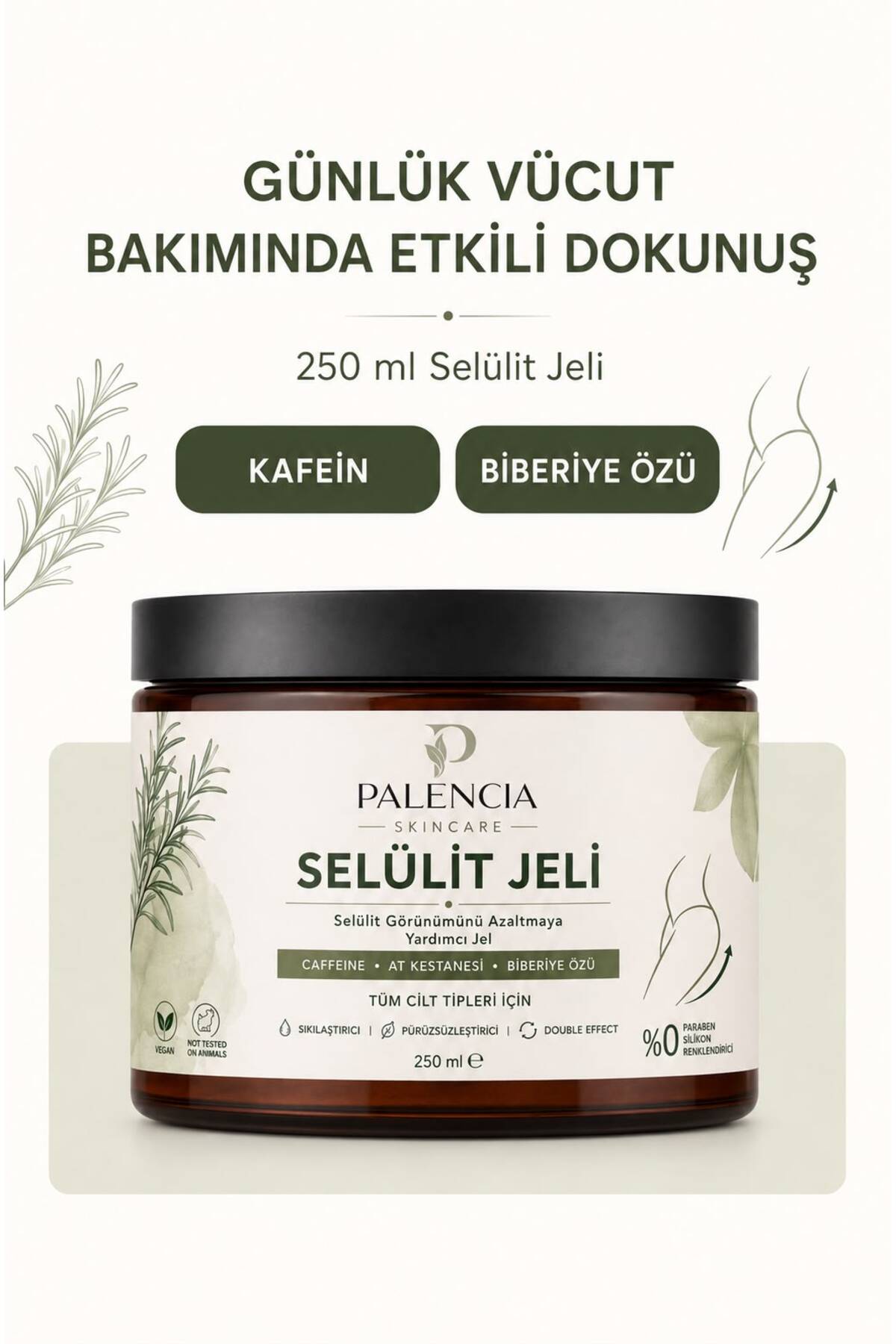 Sıkılaştırıcı, Selülit Ve Çatlak Giderici Vücut Şekillendirici Jel 250 ml — 4234234251 — تصویر 3 از 3