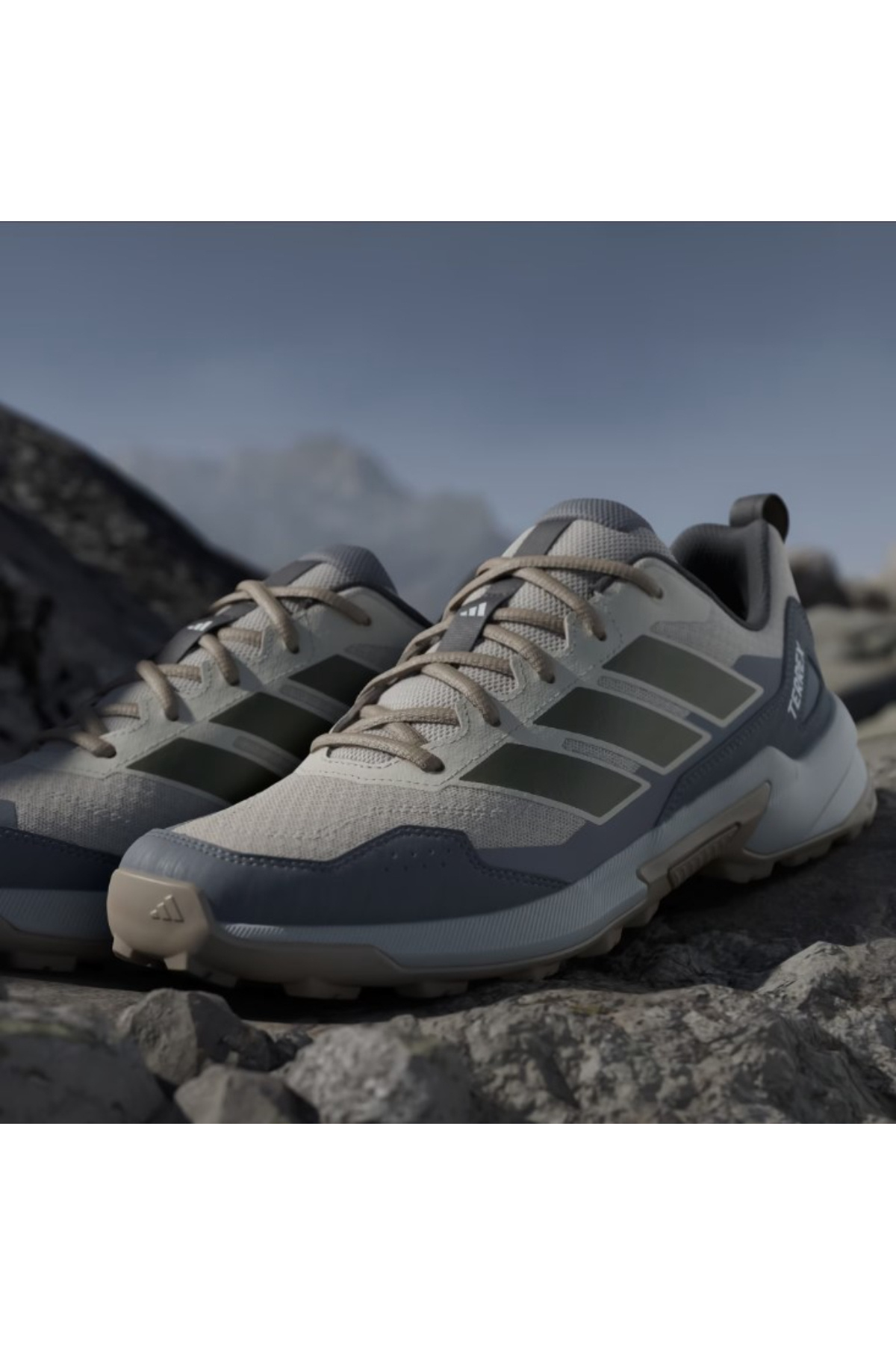 adidas JR4007 TERREX EASTRAIL 3 Erkek Outdoor Ayakkabı bej gri görsel 8