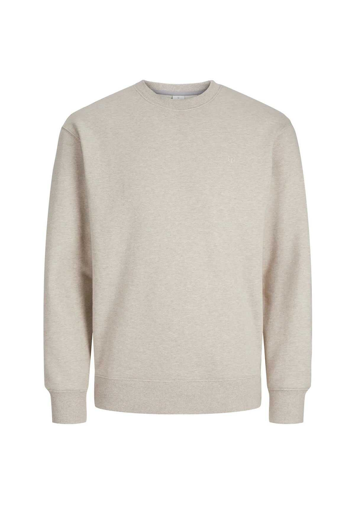 سویشرت مردانه جک اند جونز مدل JPRCCLOGAN SWEAT CREW بژ کد 12262789 جک اند جونز سویشرت Jack & Jones