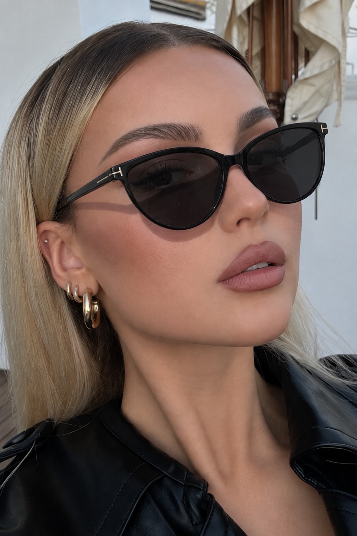 Goldmine Kadın Tilly Güneş Gözlüğü UV400 Siyah