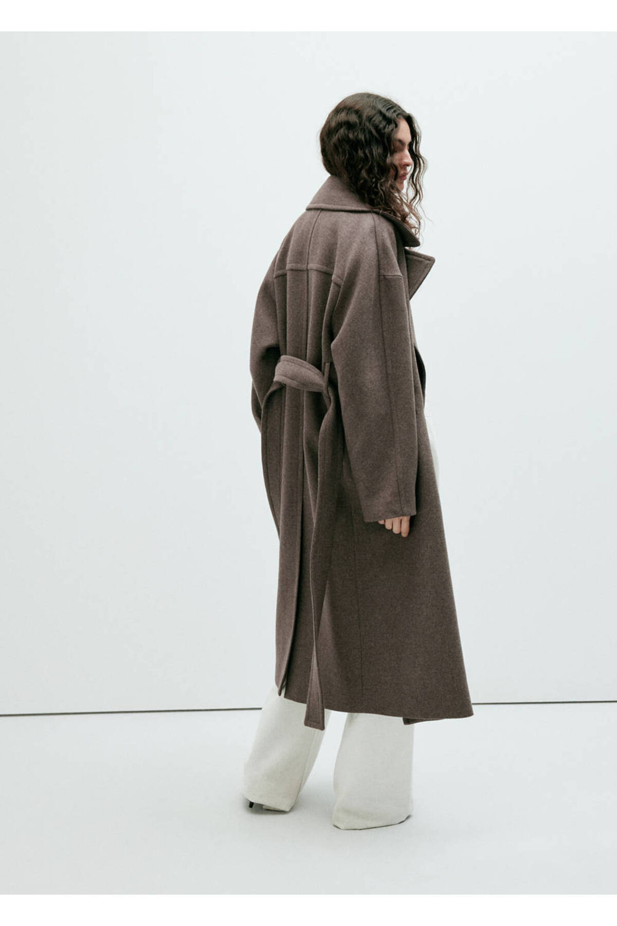 MANGO Woman Coat traviata görsel 4