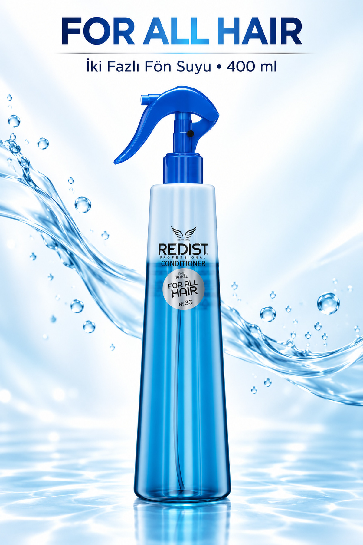 Redist Fön Suyu All Hair Mavi Kolajen Nemlendirici Isıya Karşi Koruma Sağlayan 400 ml — 117