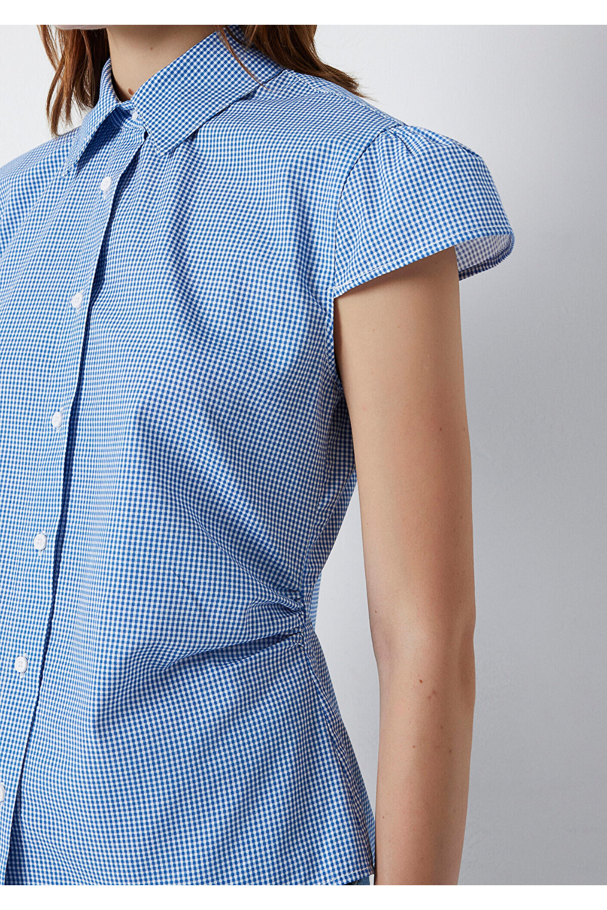 Pötikare Gömlek Slim Fit / Dar Kesim 1220431-83154 — سرمه‌ای — تصویر 7 از 8