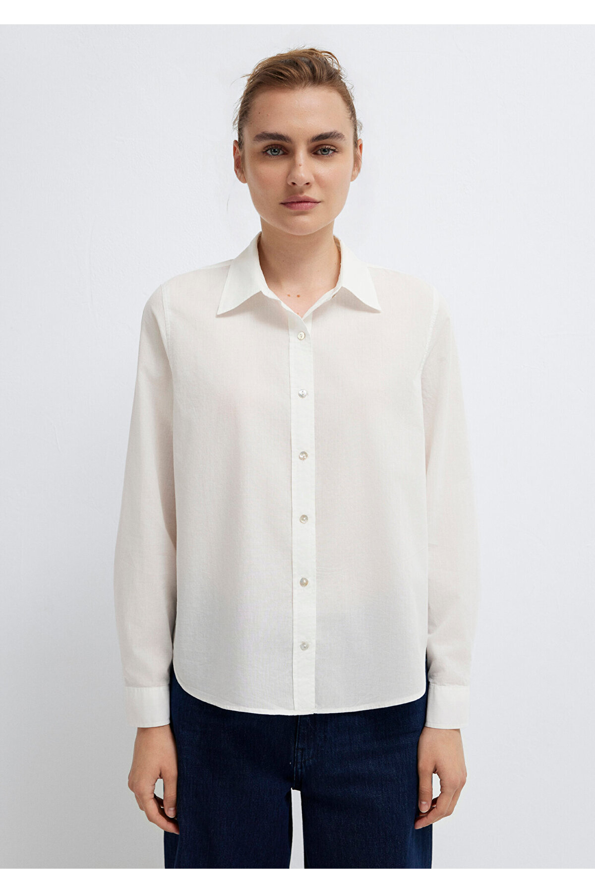 Ekru Gömlek Regular Fit / Normal Kesim 1211524-70057 — اکرو — تصویر 3 از 7