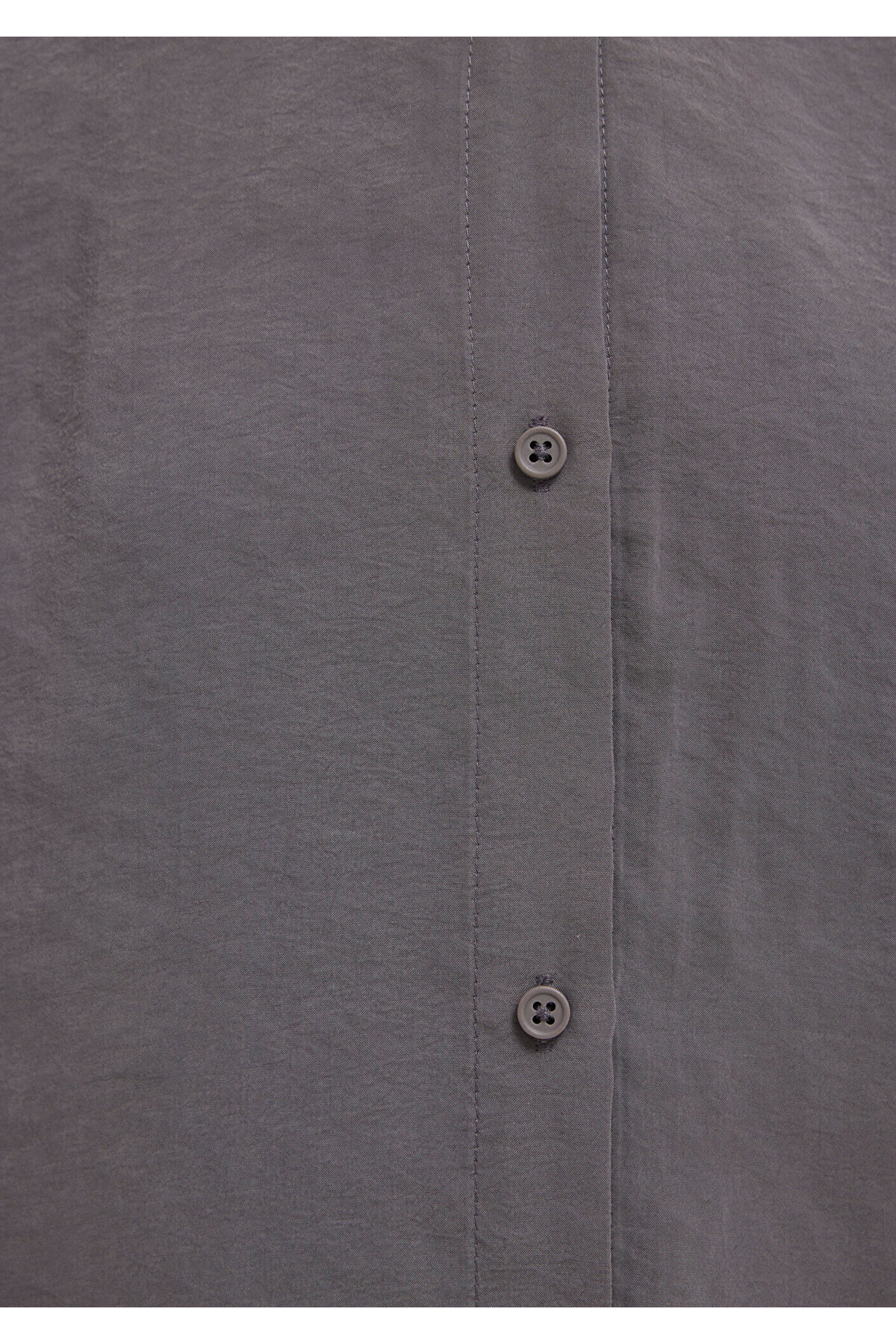 Gri (TENCEL™) Liyosel Karışımlı Gömlek Regular Fit / Normal Kesim 1211374-90721 — خاکستری — تصویر 8 از 8