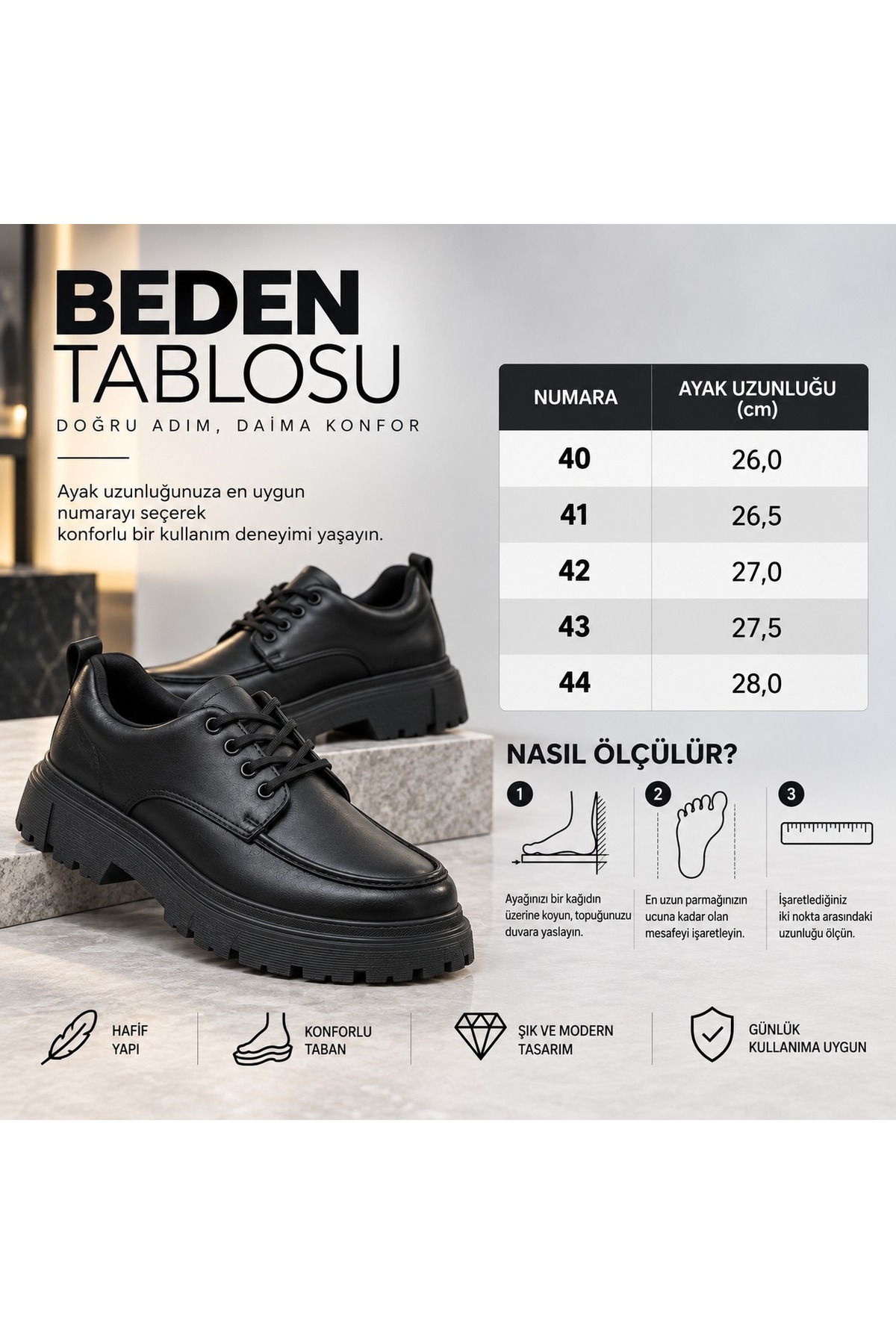 KUBACK Legend is back KB-X6 Kuback Kömür Cilt Günlük Erkek Ayakkabı görsel 2