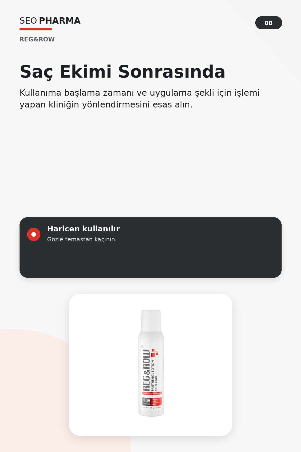 Regrow Panthenol Saç Bakım Köpüğü | Günlük ve Saç Ekimi Sonrası — 734147696 — تصویر 7 از 7
