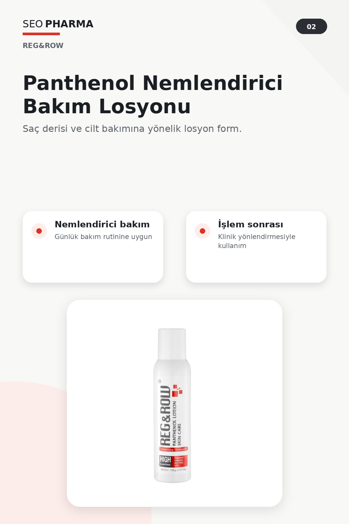 Regrow Panthenol Saç Bakım Köpüğü | Günlük ve Saç Ekimi Sonrası — 734147696 — تصویر 2 از 7