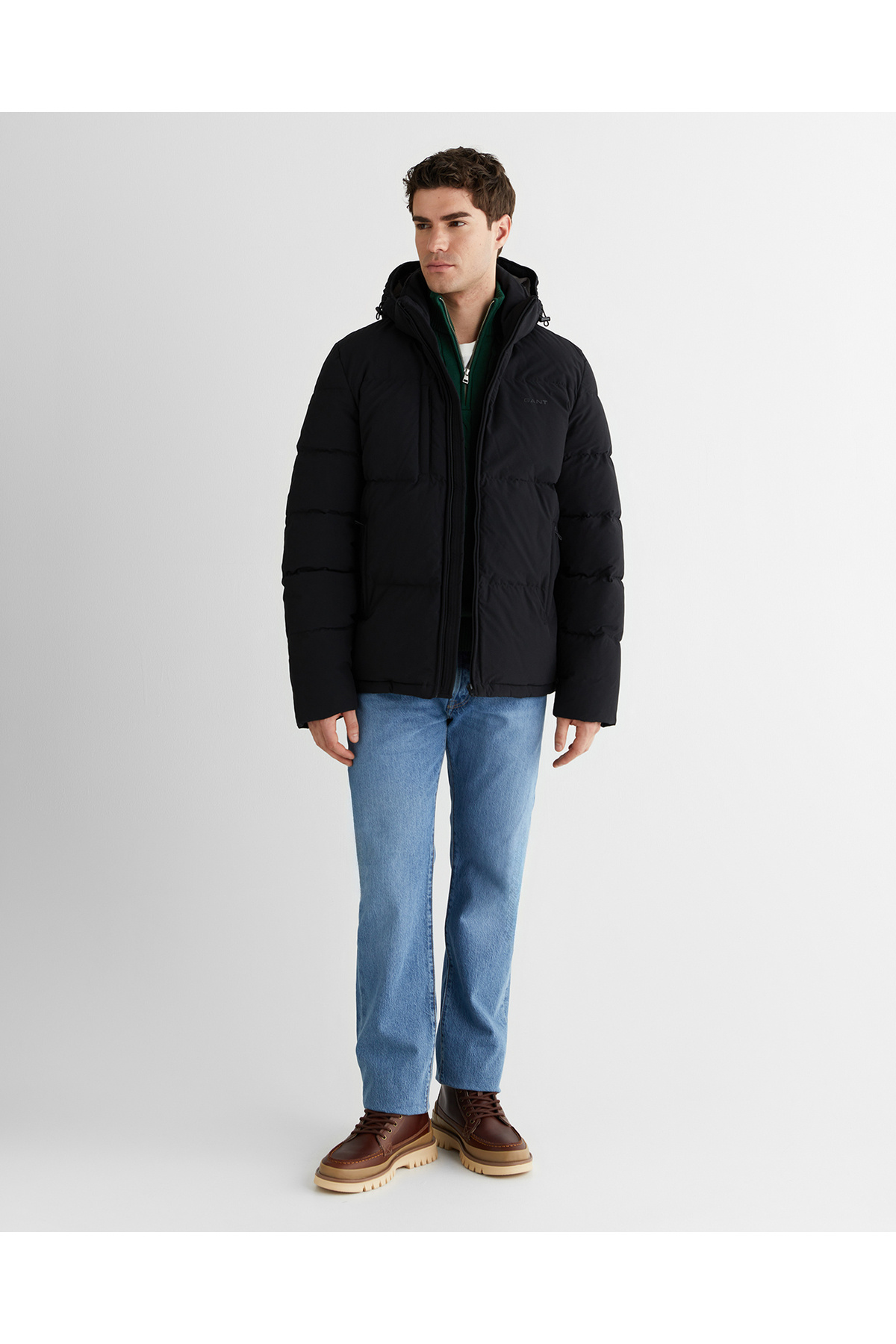 Erkek Siyah Regular Fit Fermuarlı Mont — مشکی TYCD67393102411FC52674800 — تصویر 3 از 7