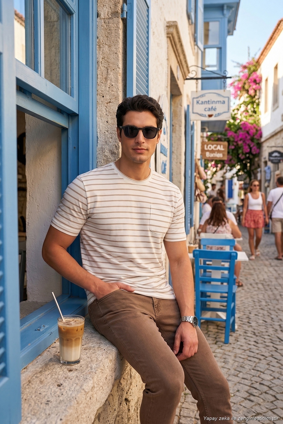 تیشرتمردانهBurattiبژ