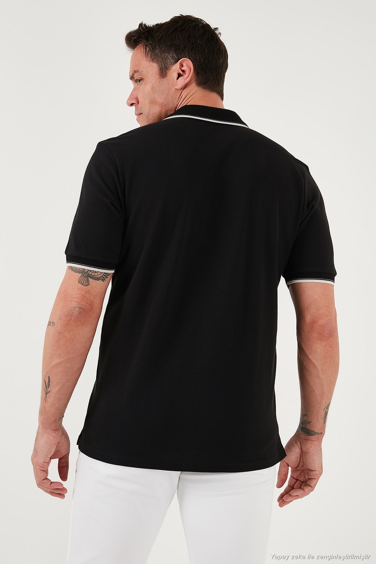Buratti % 100 Pamuk Düğmeli Regular Fit Polo Yaka T Shirt Erkek POLO YAKA T SHİRT 5902118 görsel 7