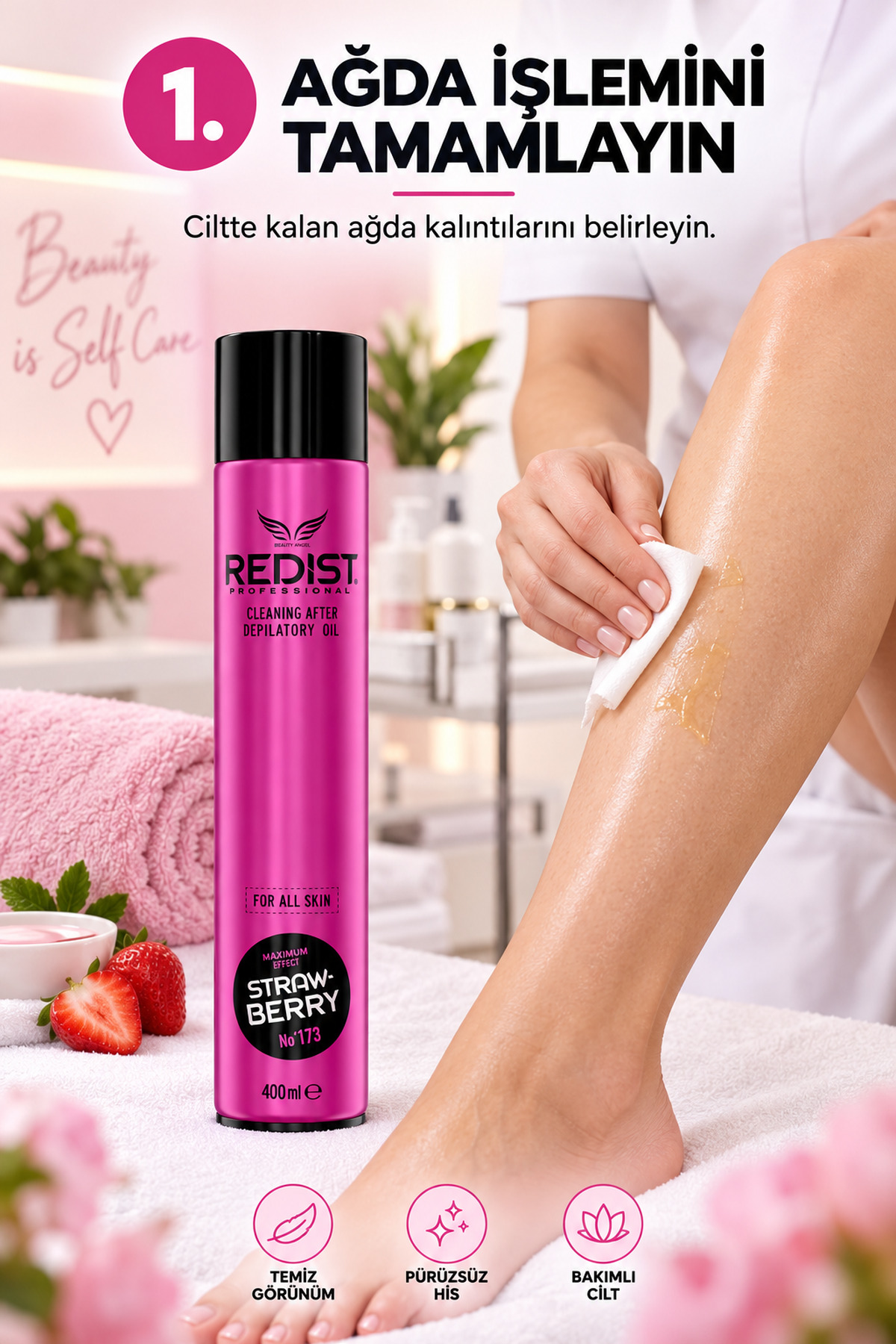 Ağda Sonrası Temizleme Ve Masaj Yağı 400 Ml — RASTY — تصویر 5 از 7
