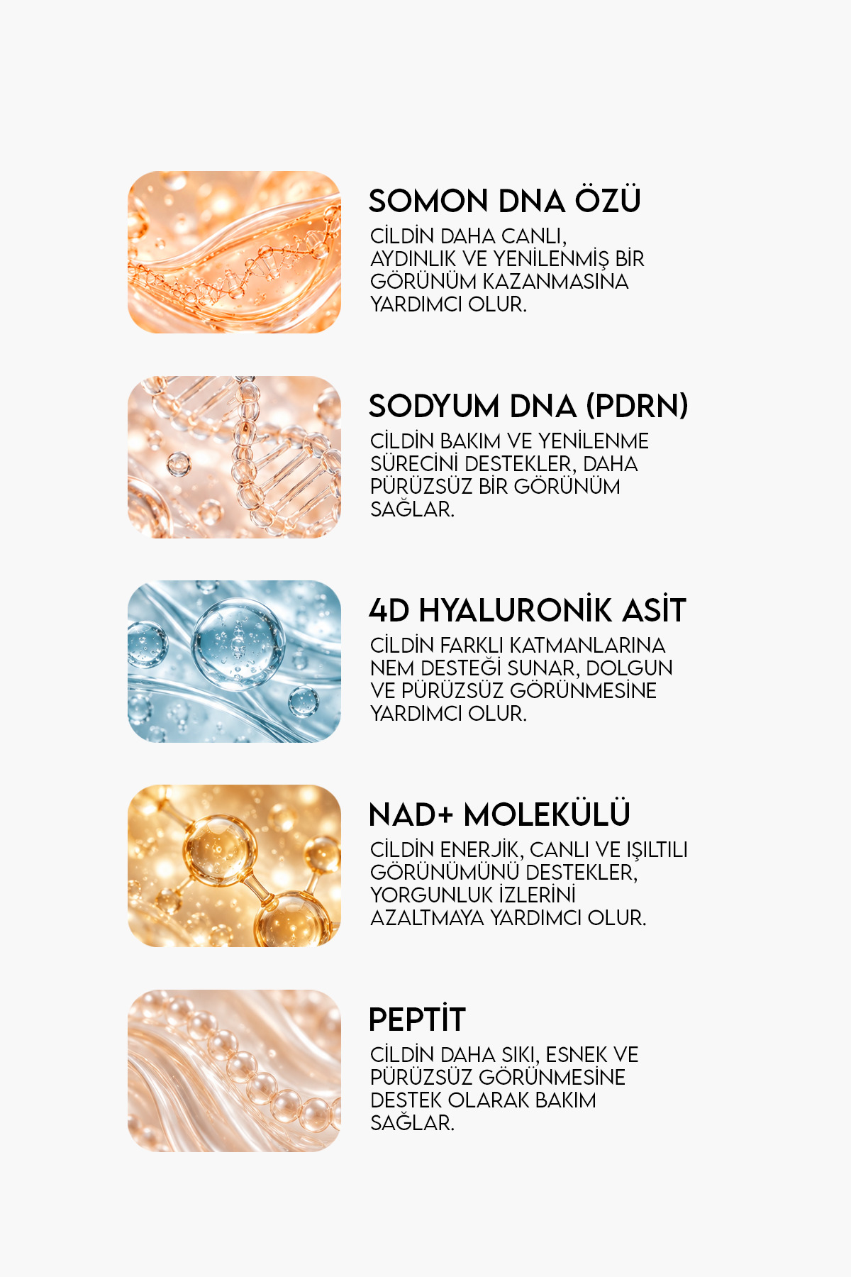 PDRN Serum Somon DNA İçeren Cildin Dolgun ve Işıltılı Görünmesine Yardımcı K-Beauty Serum 30 ml — NBD-PDNSRM-1 — تصویر 8 از 9