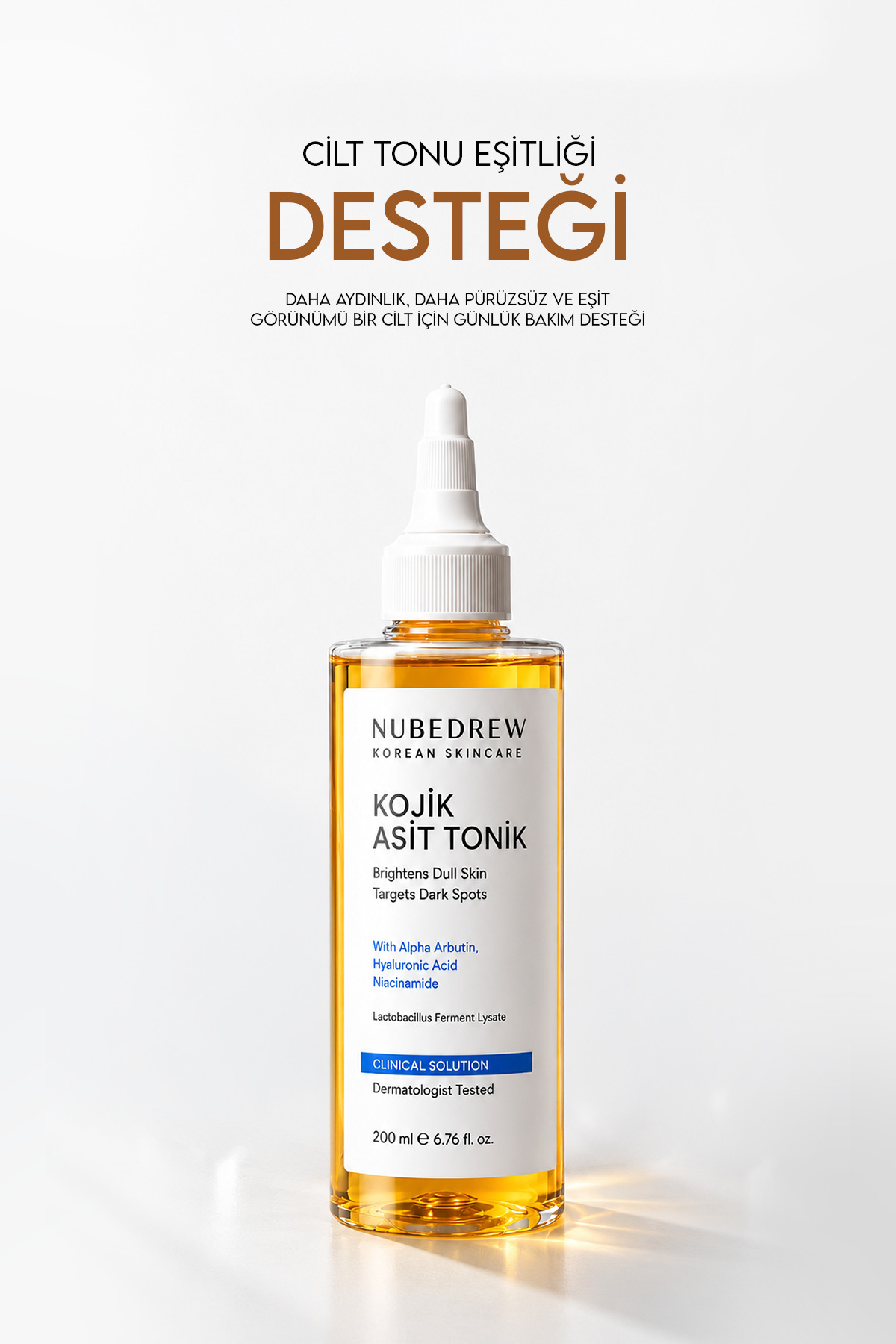 Kojik Asit Tonik 200 ML - Leke Karşıtı Aydınlatıcı Tonik, Cilt Tonu Eşitleyici ve Siyah Nokta Karşıtı Bakım — NBD-KJKAST1 — تصویر 5 از 9