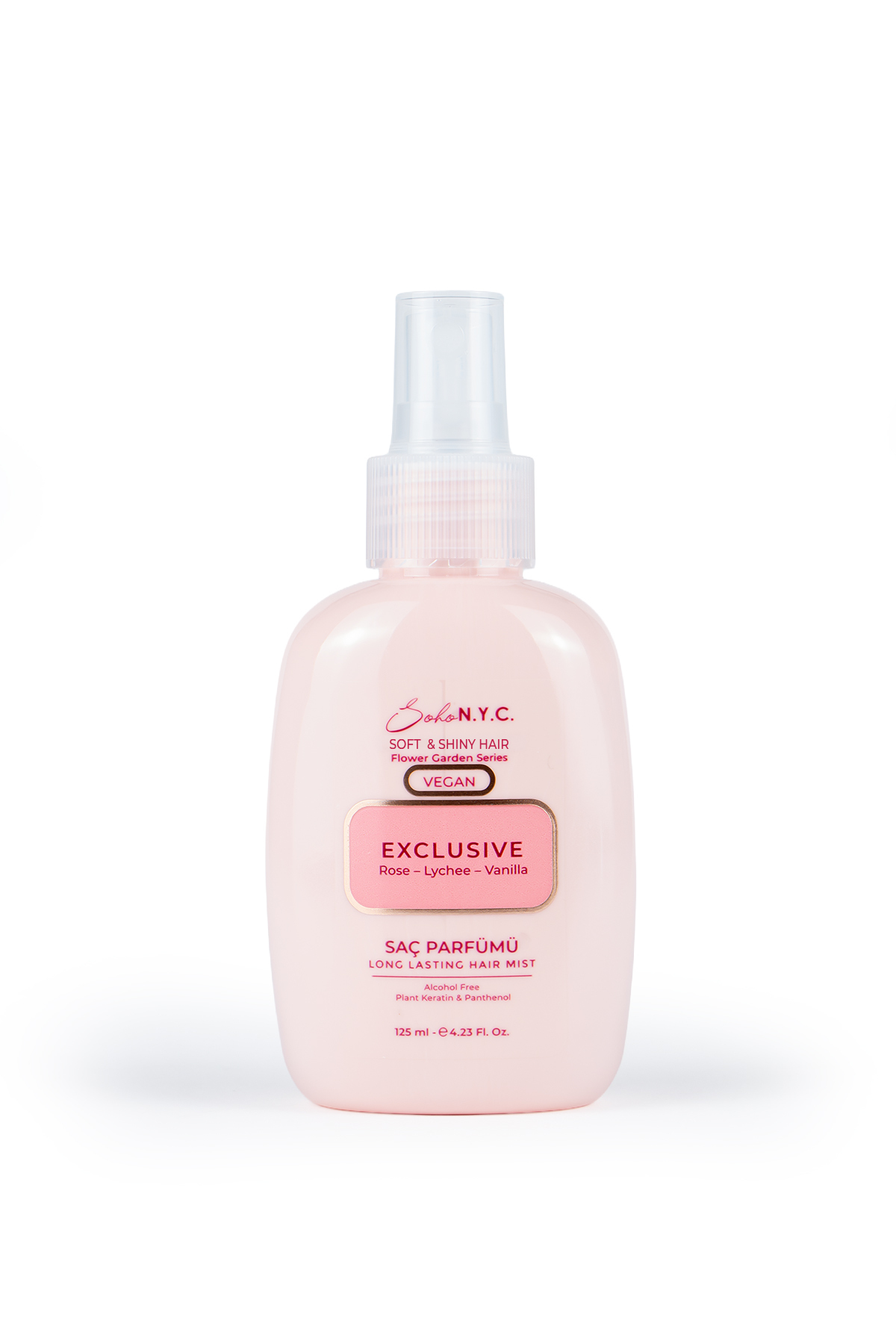 EXCLUSIVE -Gül – Lychee – Vanilya Kokulu Saç Parfümü 125 ml — NYSB2377 — تصویر 5 از 6
