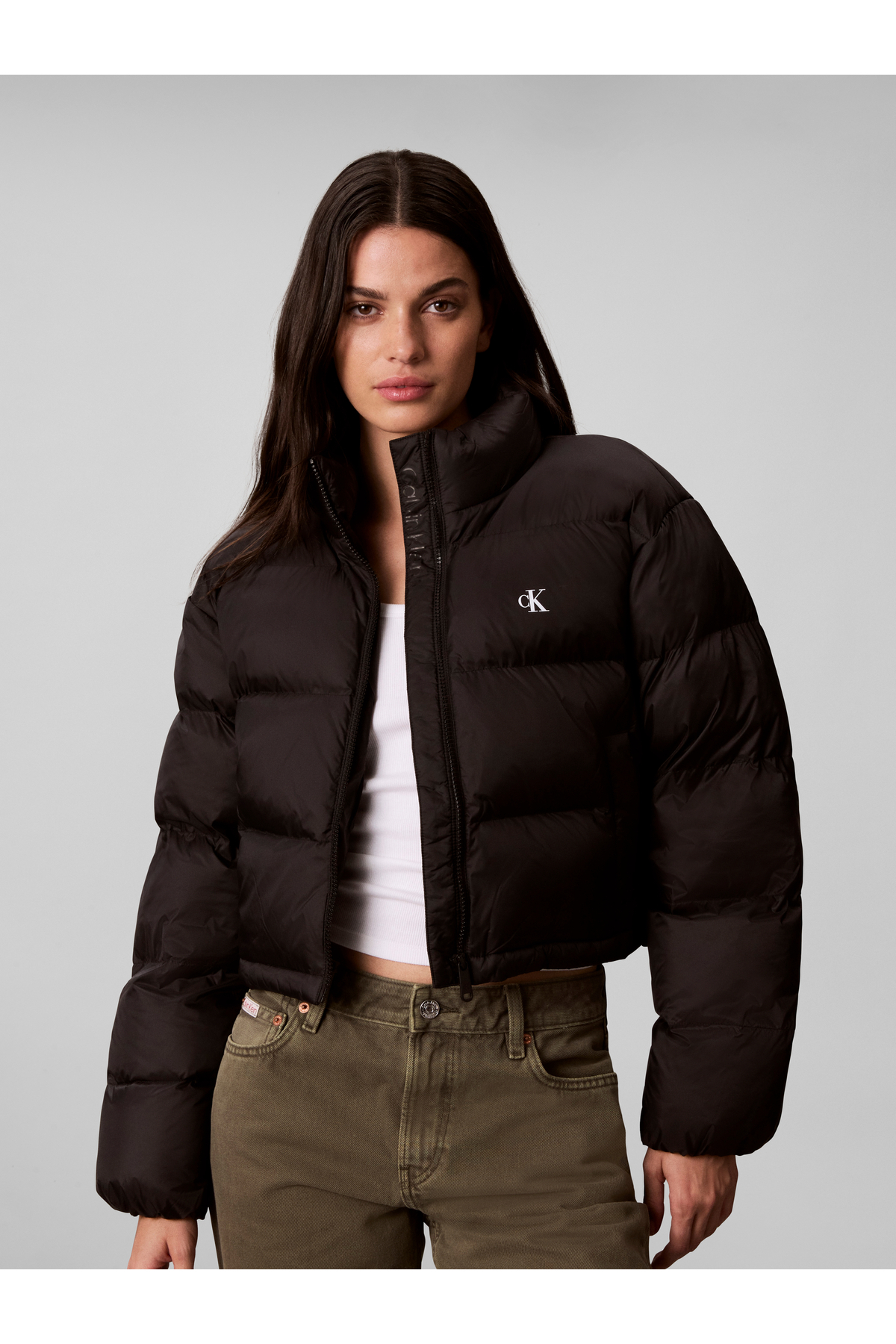 Calvin Klein ESSENTIAL MW CROP PUFFER görsel 5