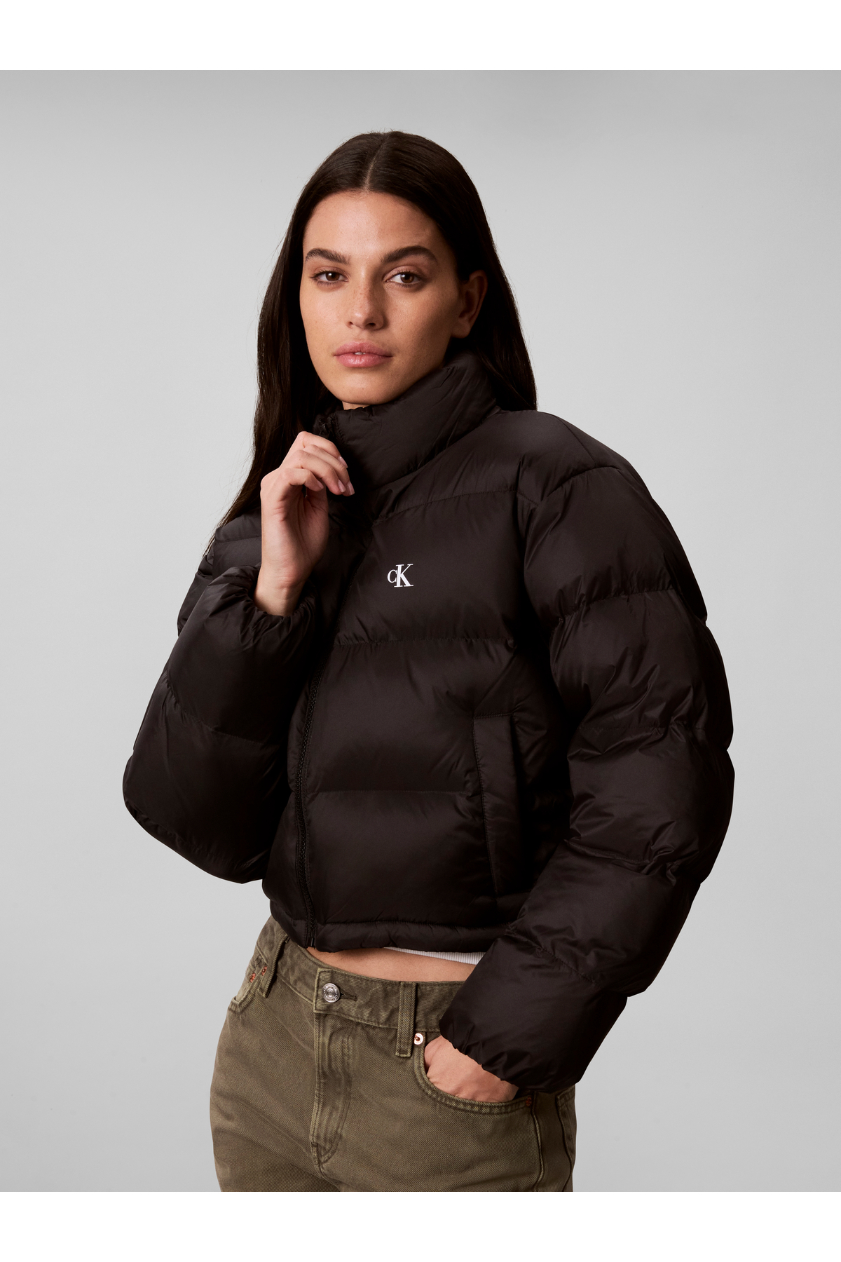 Calvin Klein ESSENTIAL MW CROP PUFFER görsel 8
