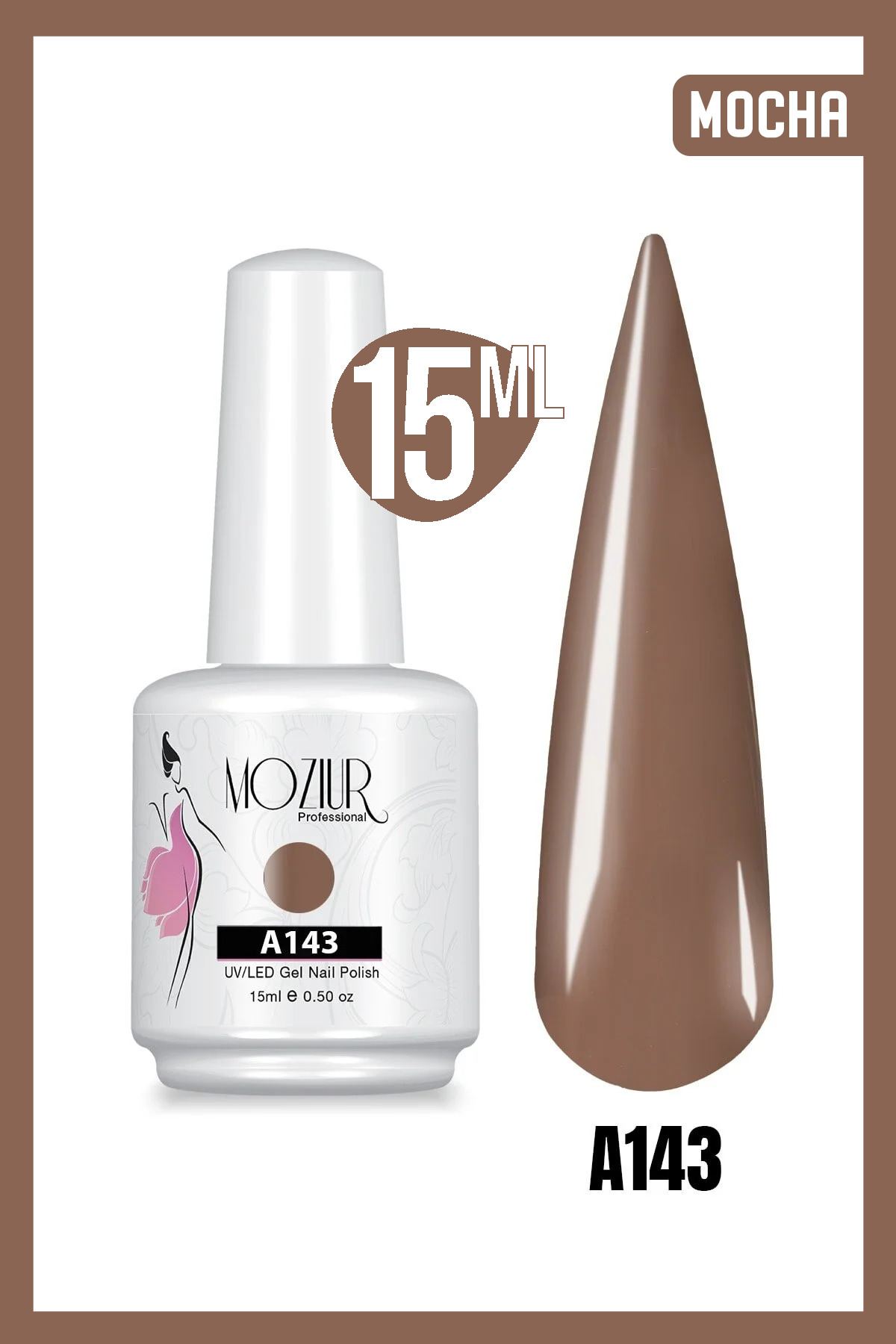 Toprak Ezgisi Kalıcı Oje Serisi 15ml Büyük Boy — رنگارنگ 8683089007409 — تصویر 3 از 6