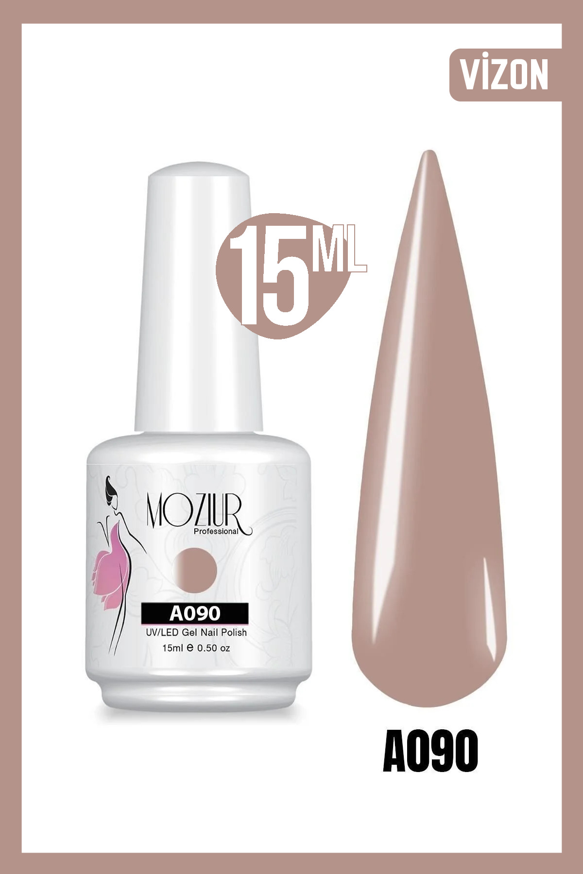 Toprak Ezgisi Kalıcı Oje Serisi 15ml Büyük Boy — رنگارنگ 8683089007409 — تصویر 2 از 6
