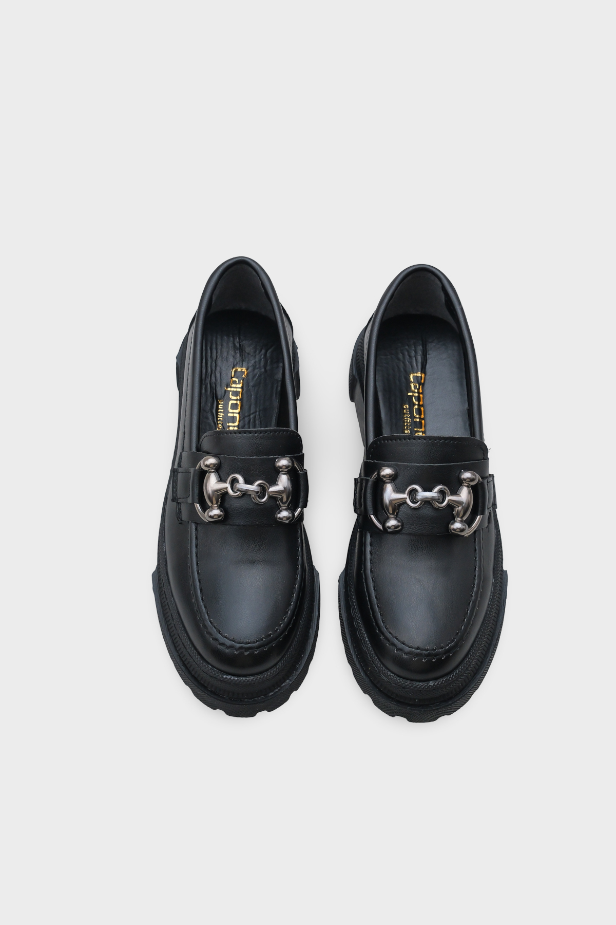 Capone Outfitters Denni Oval Burunlu Metal Tokalı Trak Tabanlı Kadın Loafer görsel 6