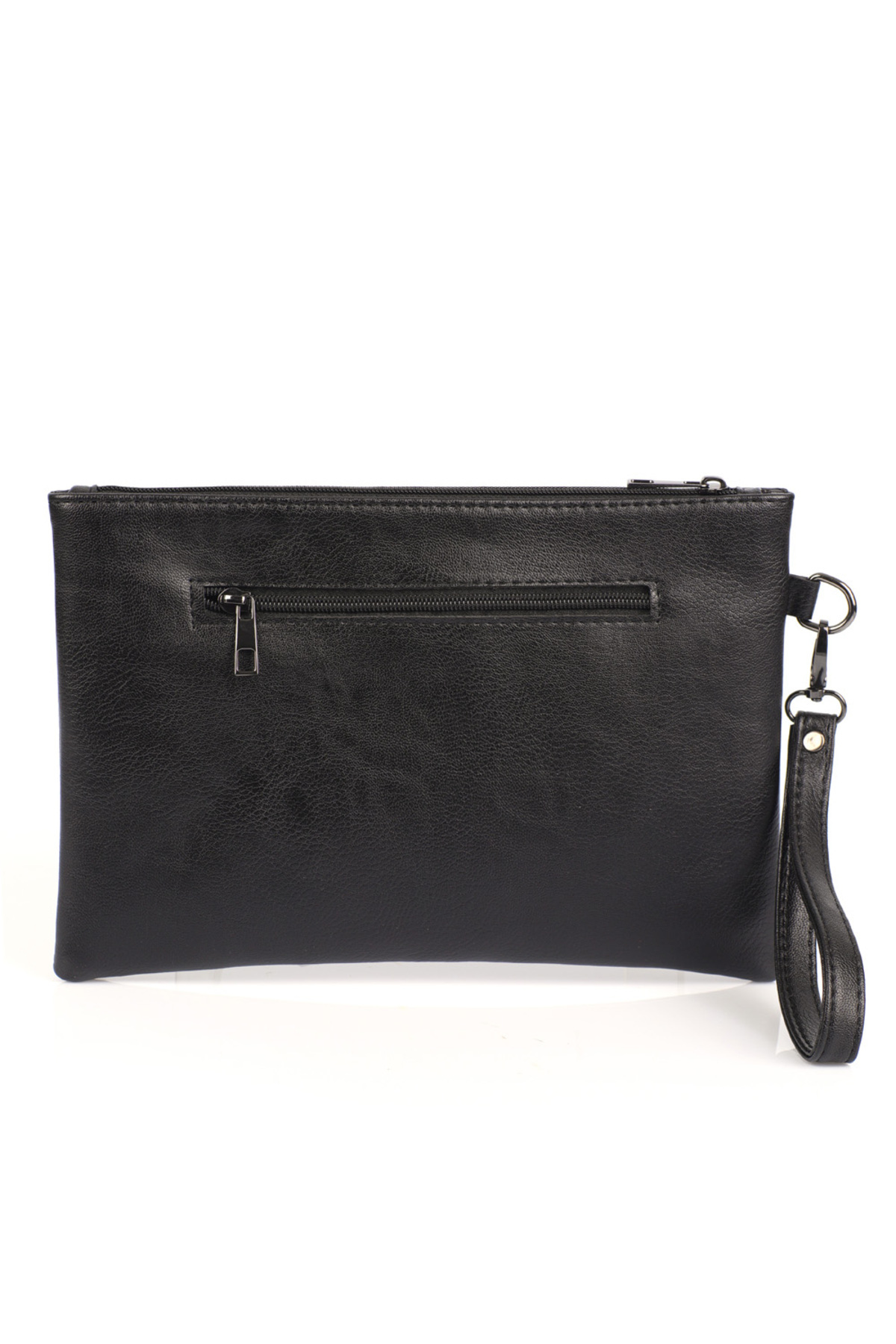 Capone Outfitters Saten Labirent Desenli Paris Kadın Clutch Çanta görsel 3