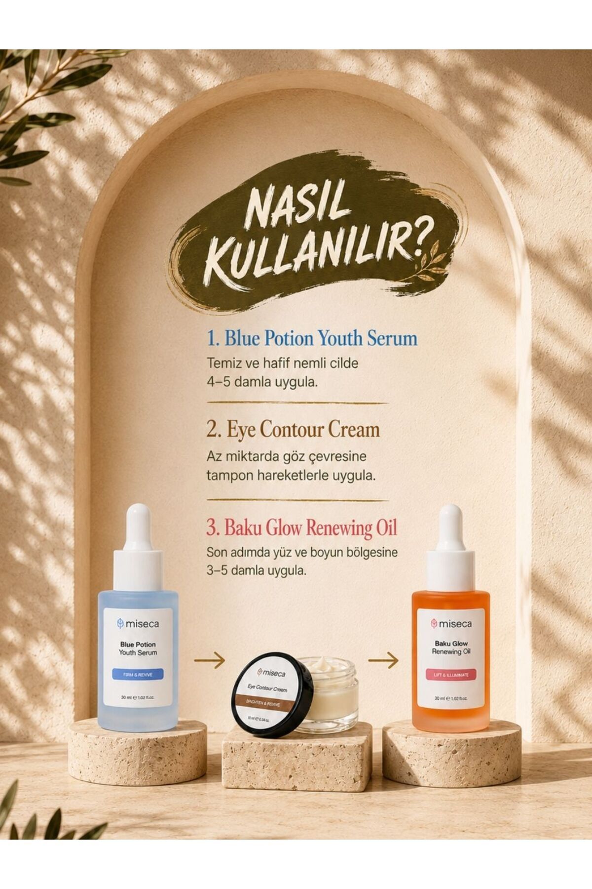 ست مراقبت از پوست ضد چروک Skin Longevity | Baku Glow Bakuchiol - پپتید معجون آبی — CS-BGBP — تصویر 2 از 2