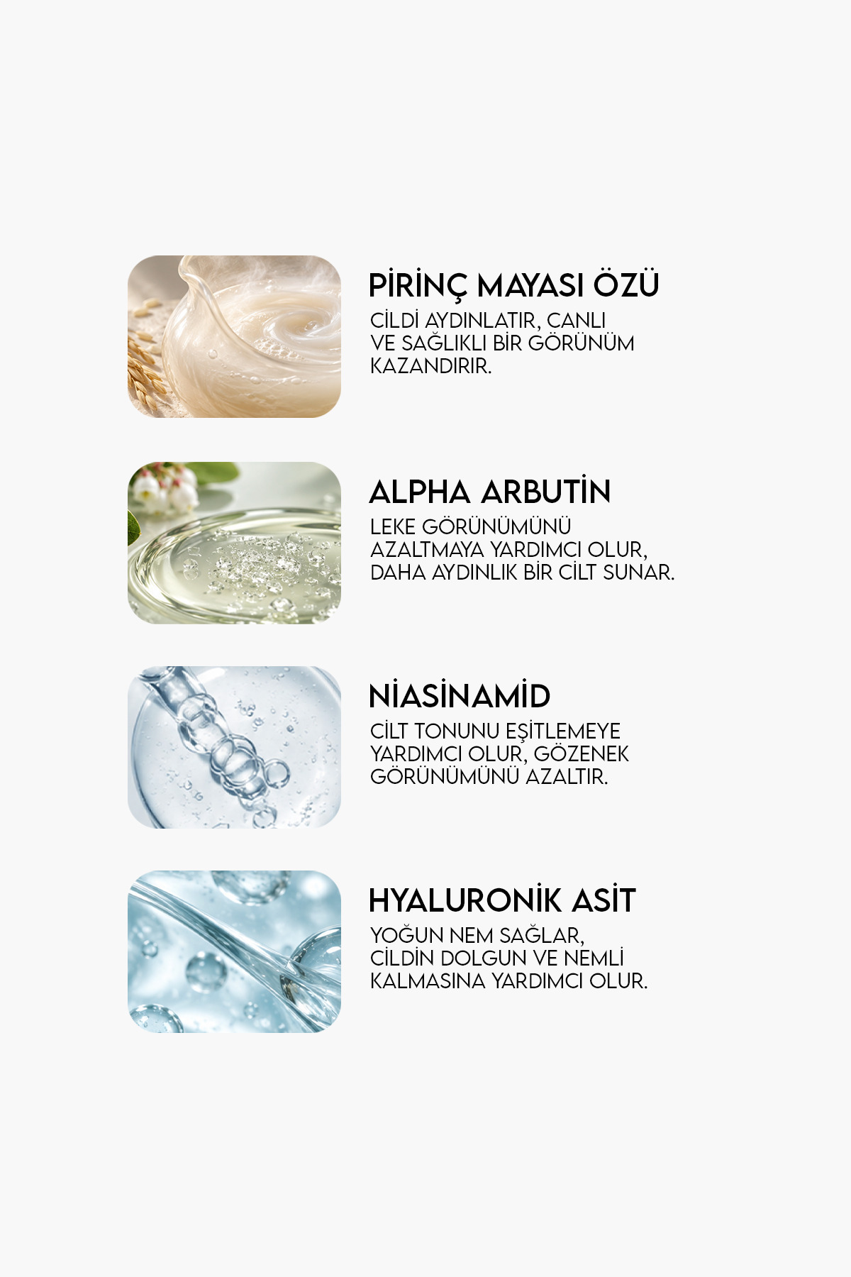 Pirinç Mayası 4'lü Premium Cam Cilt Bakım Seti | Temizleme Jeli, Tonik, Serum ve Nemlendirici Krem — 4-LÜCMCLTST — تصویر 7 از 8