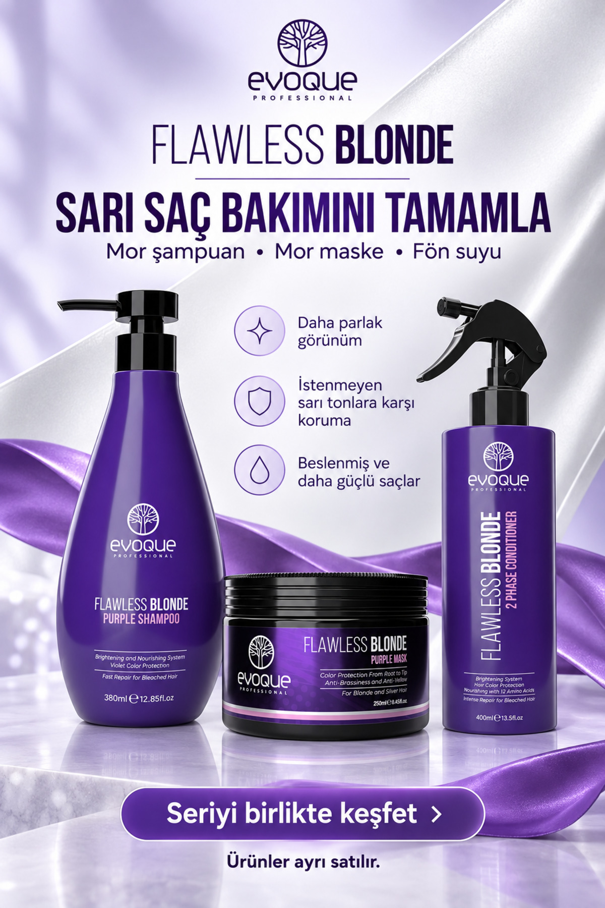 Flawless Blonde Mor Maske 250 ml — FBPM250 — تصویر 2 از 2