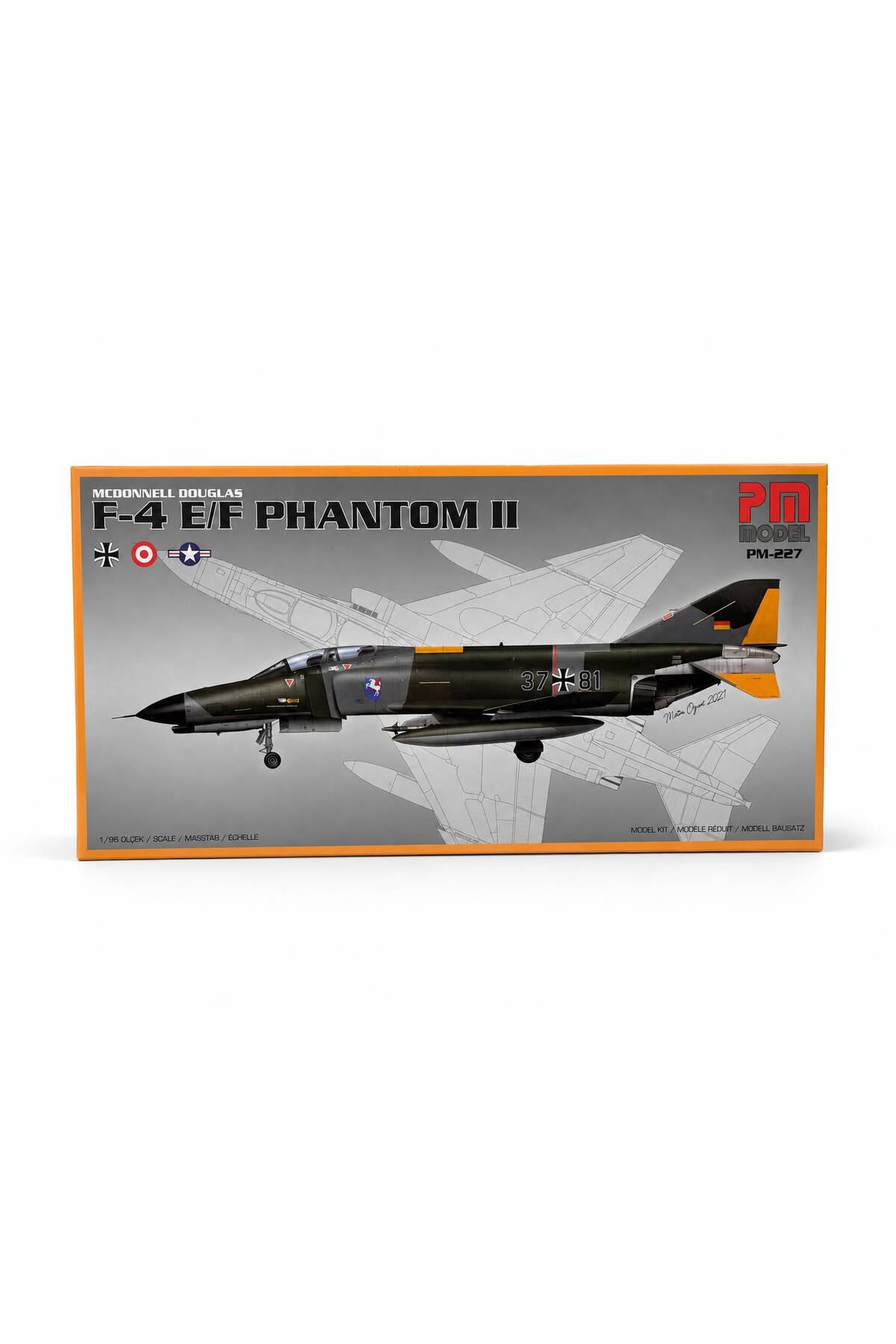 CREWTURK F-4 E/F Phantom 2 PM Model Demonte Plastik Uçak Maket
