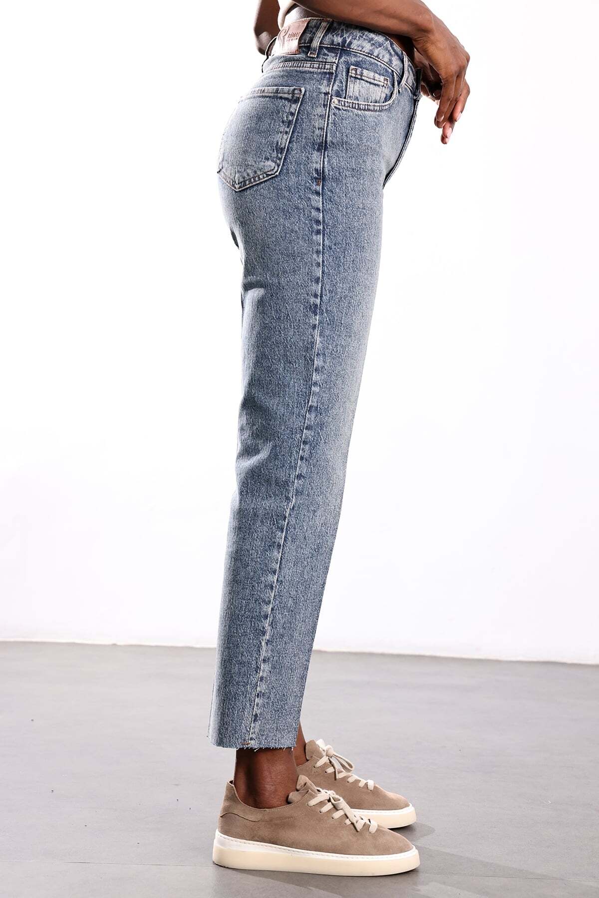 5in1Canpolat Eskitmeli Mavi Boyfit Jean 2004 görsel 4
