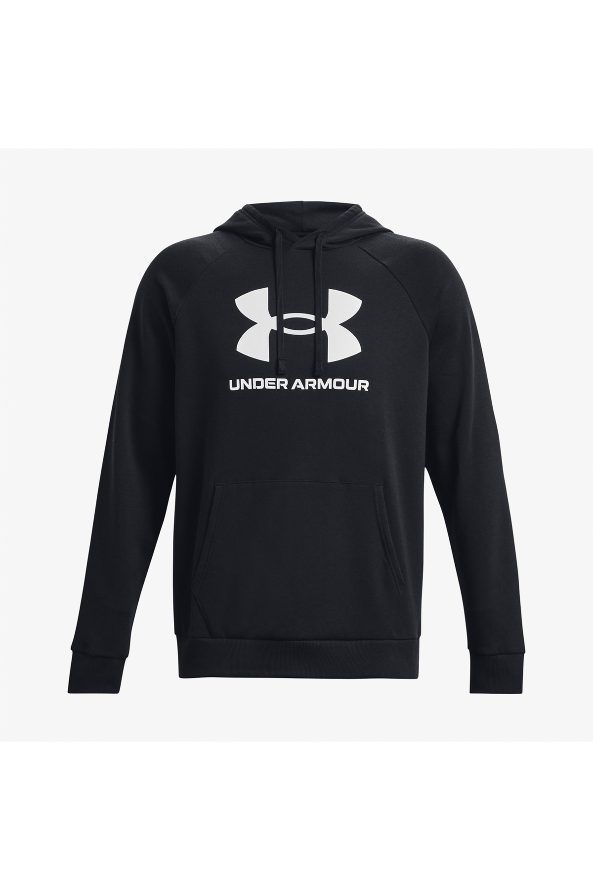 Under Armour Rival Fleece Logo Erkek Siyah Günlük Sweatshirt görsel 4