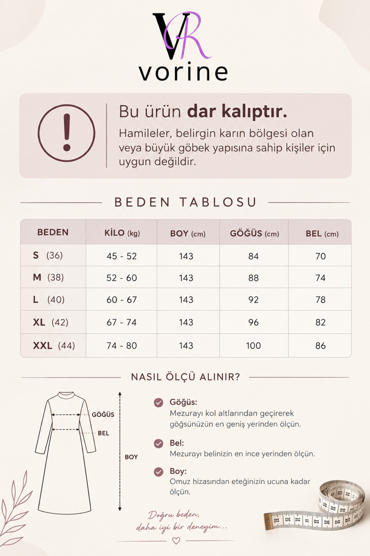 vorine Yüksek likralı kumaşı sayesinde esnek ve gün boyu konforlu bir kullanım sunar. Göğüs kısmındaki şık toka detayı elbiseye zarif ve modern bir görünüm kazandırır. görsel 4