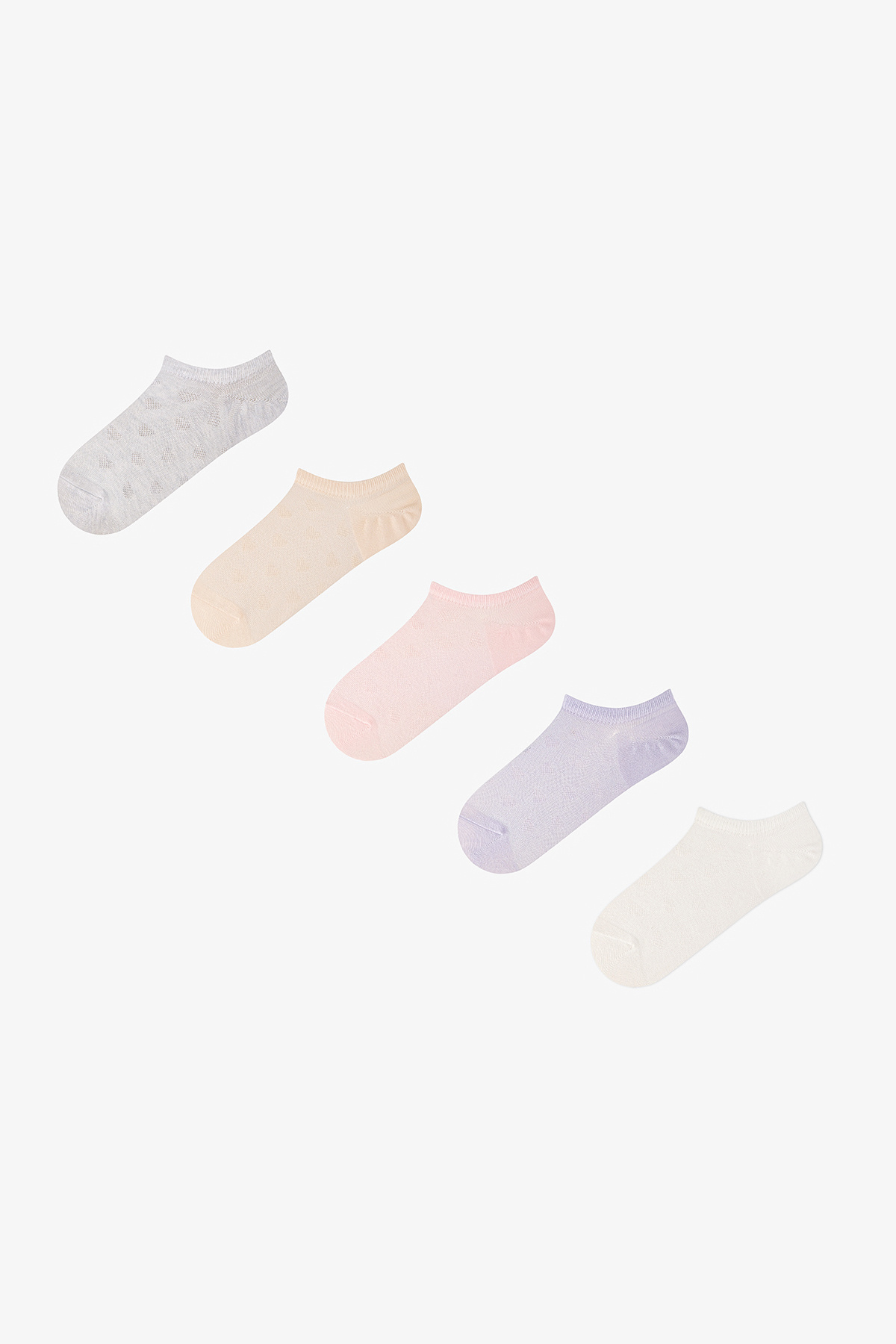 Penti Heart Jacquard 5 Çift Sneaker Çorap