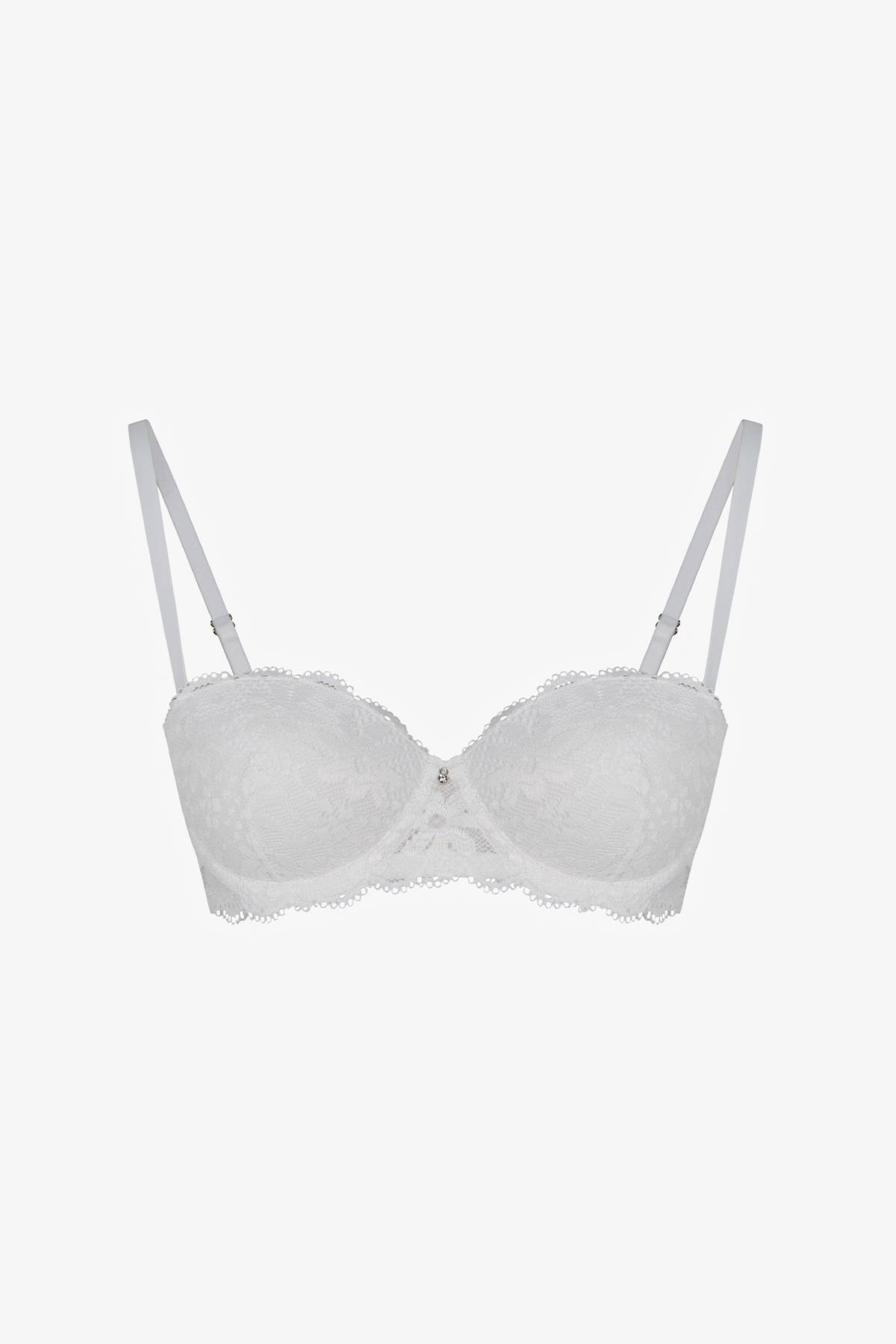 Kırık Beyaz Stardoll Lace Dantel Sütyen