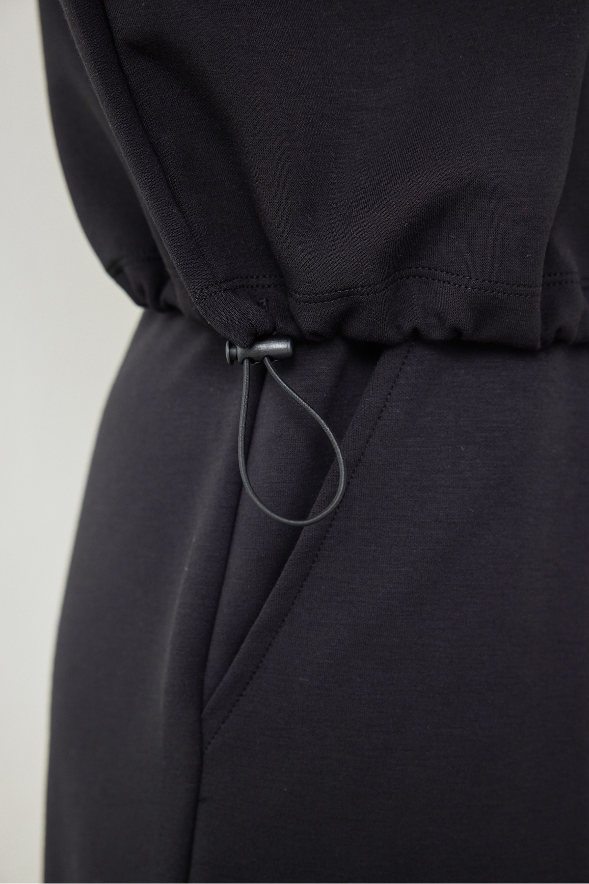 Penti Siyah Silky Feel Dik Yaka Crop Sweatshirt görsel 5
