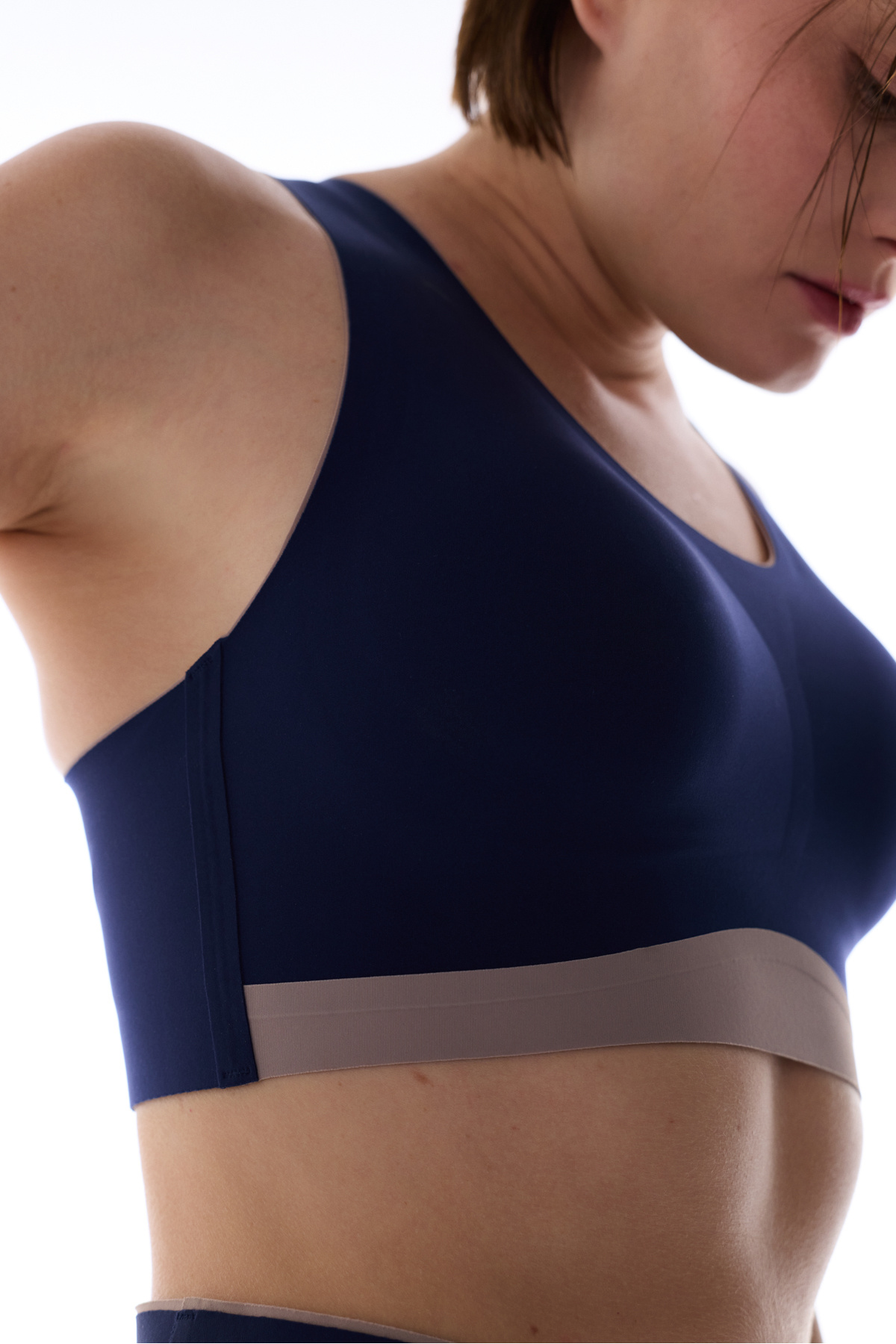Penti Lacivert Contrast Zero Feel Spor Sütyeni görsel 3