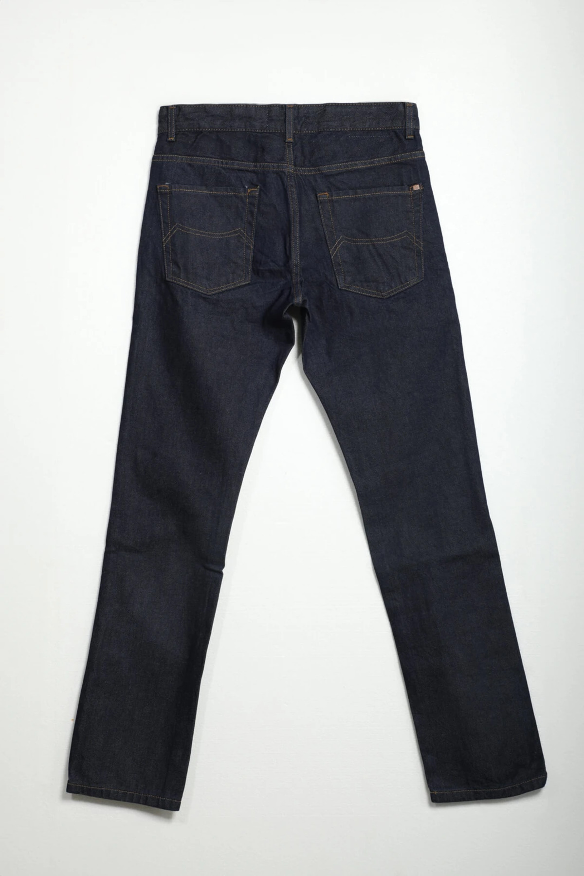 Bluewhite Erkek Regular Fit Normal Kesim %100 Pamuk Lacivert Jean Pantolon görsel 6