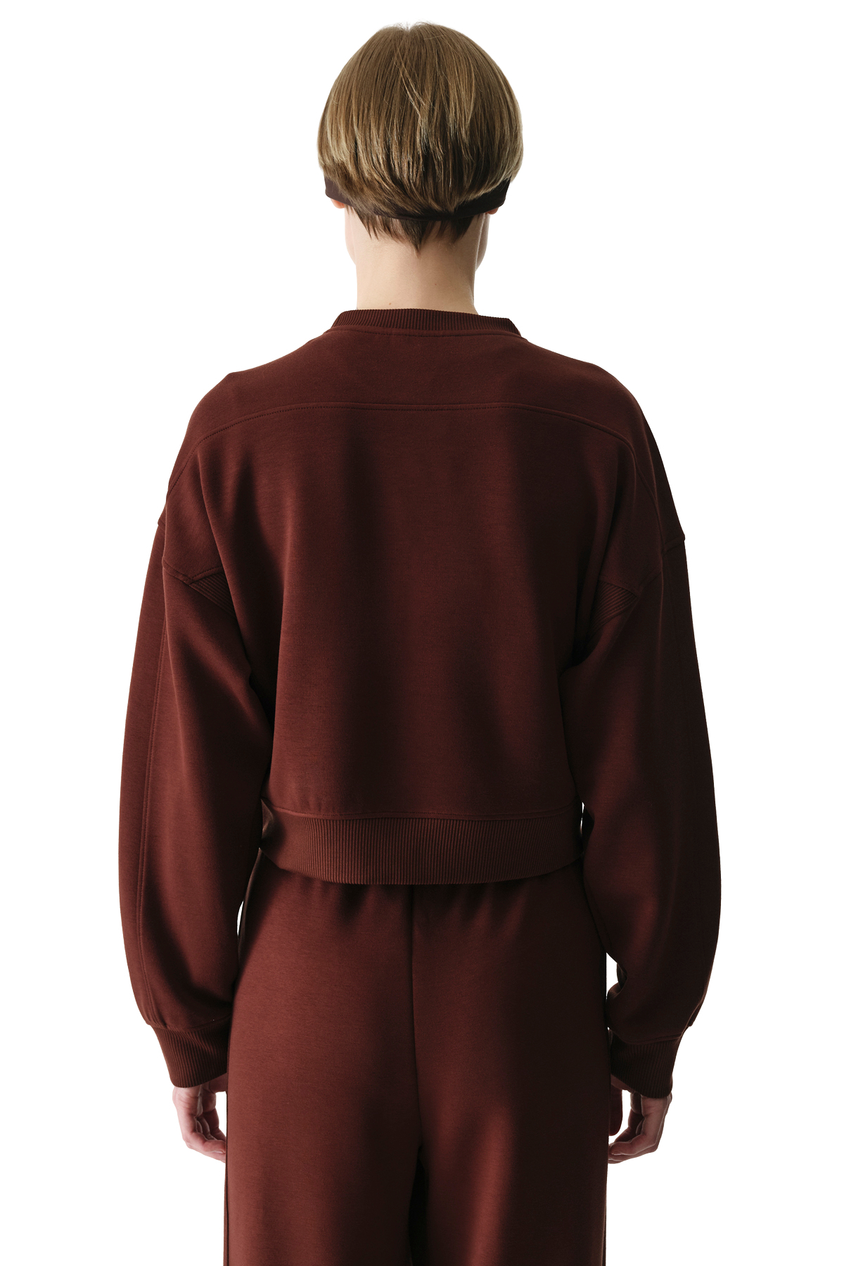 Penti Kahverengi Silky Feel Contrast Sweatshirt görsel 2