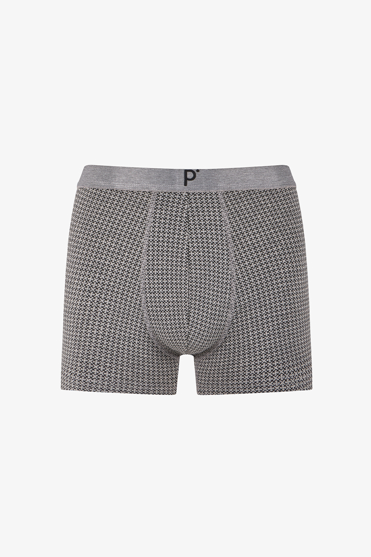 Penti Erkek Gri Motion Geometrik Desenli 3'lü Boxer görsel 4